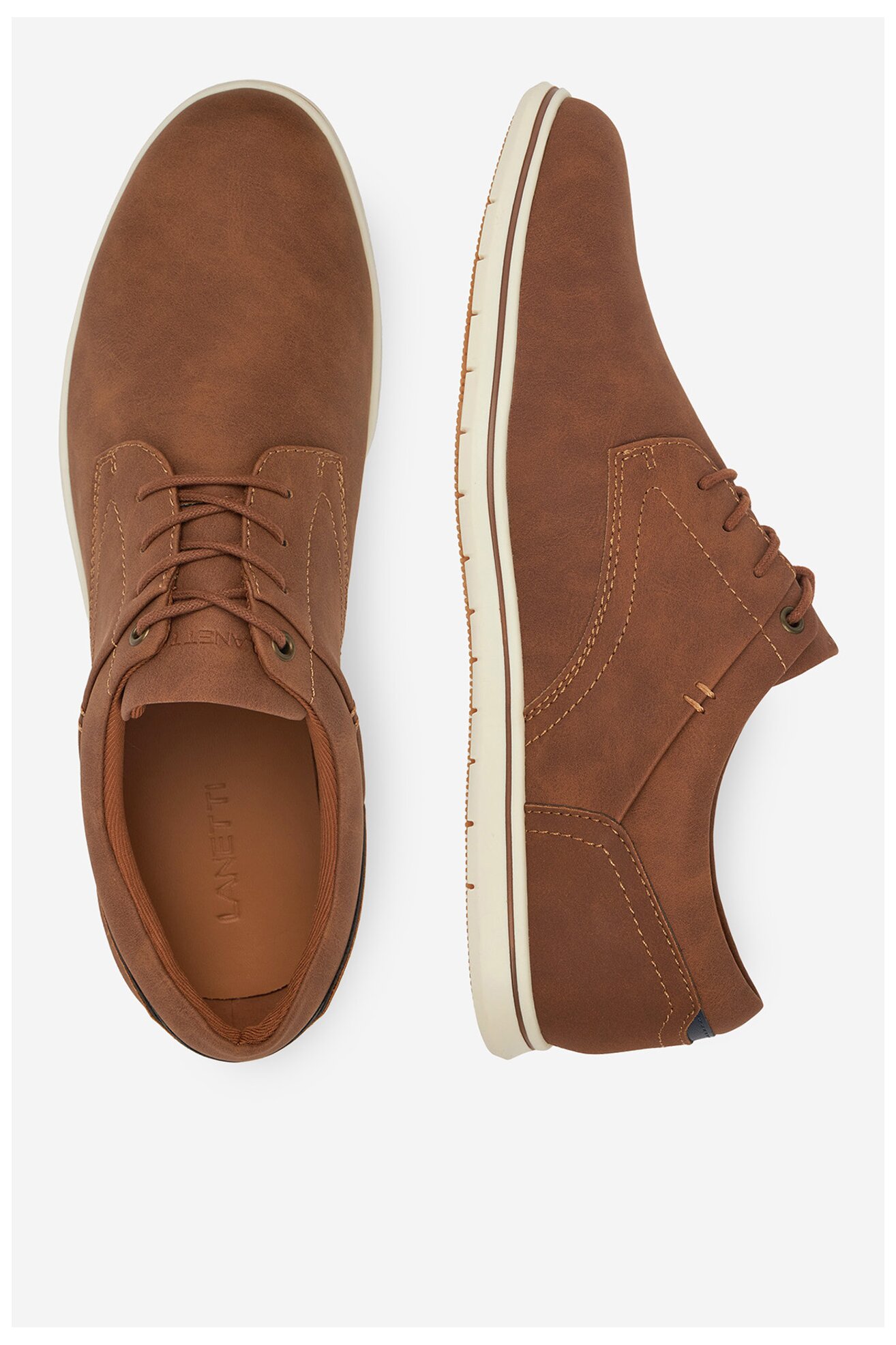 Cipele Lanetti 123AM1856 SVETLO BRAON