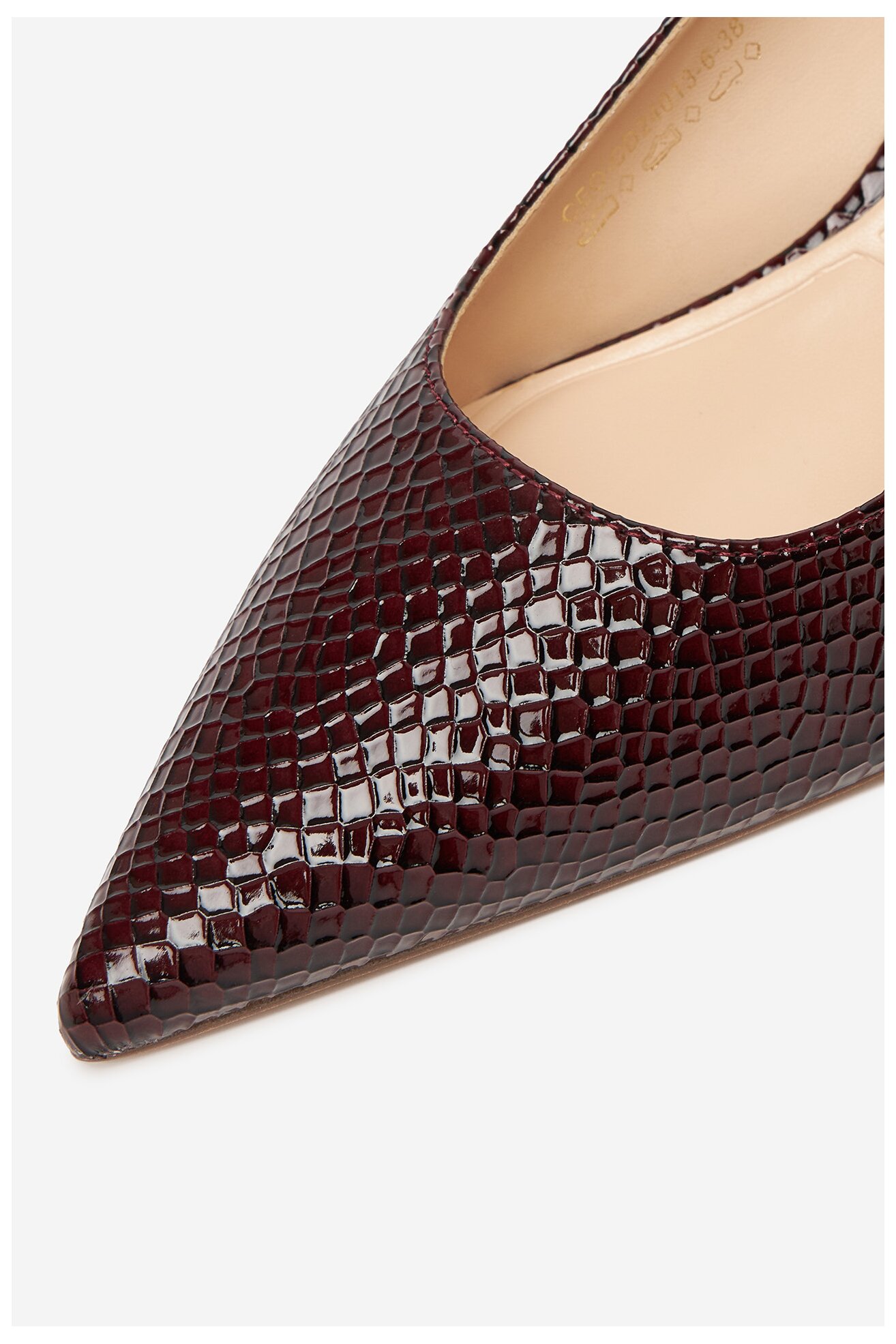 Туфлі-Човники Jenny CEO-CD24013-6 БОРДОВИЙ