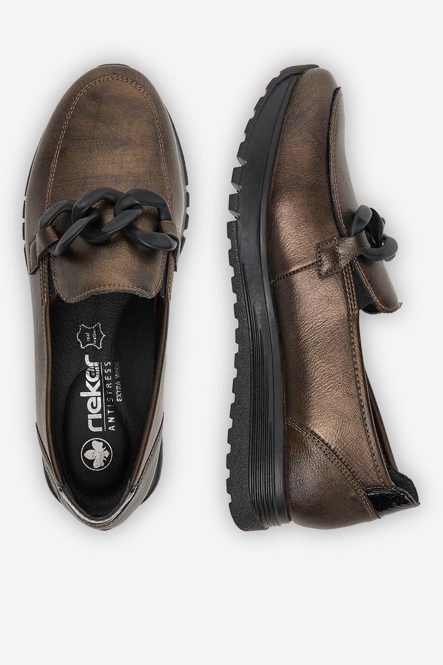 
                Rieker - Loafersy skórzane - 2230083221773