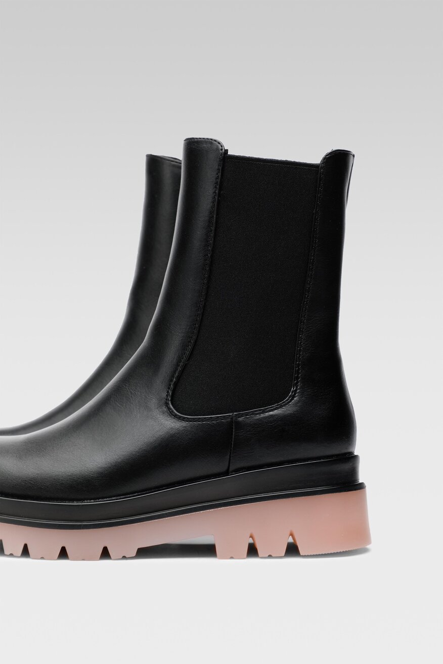 Jenny Fairy - Botki z kolorową podeszwą - 5904862184807