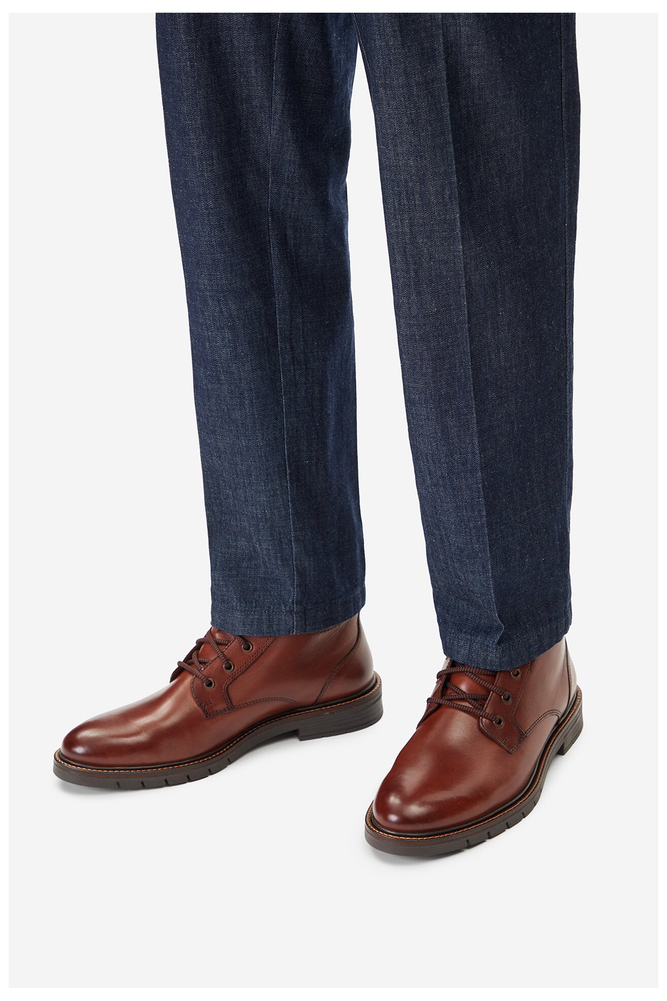 Šněrovací vyšší obuv Lasocki CEO-DAN-04 MB HNĚDÁ