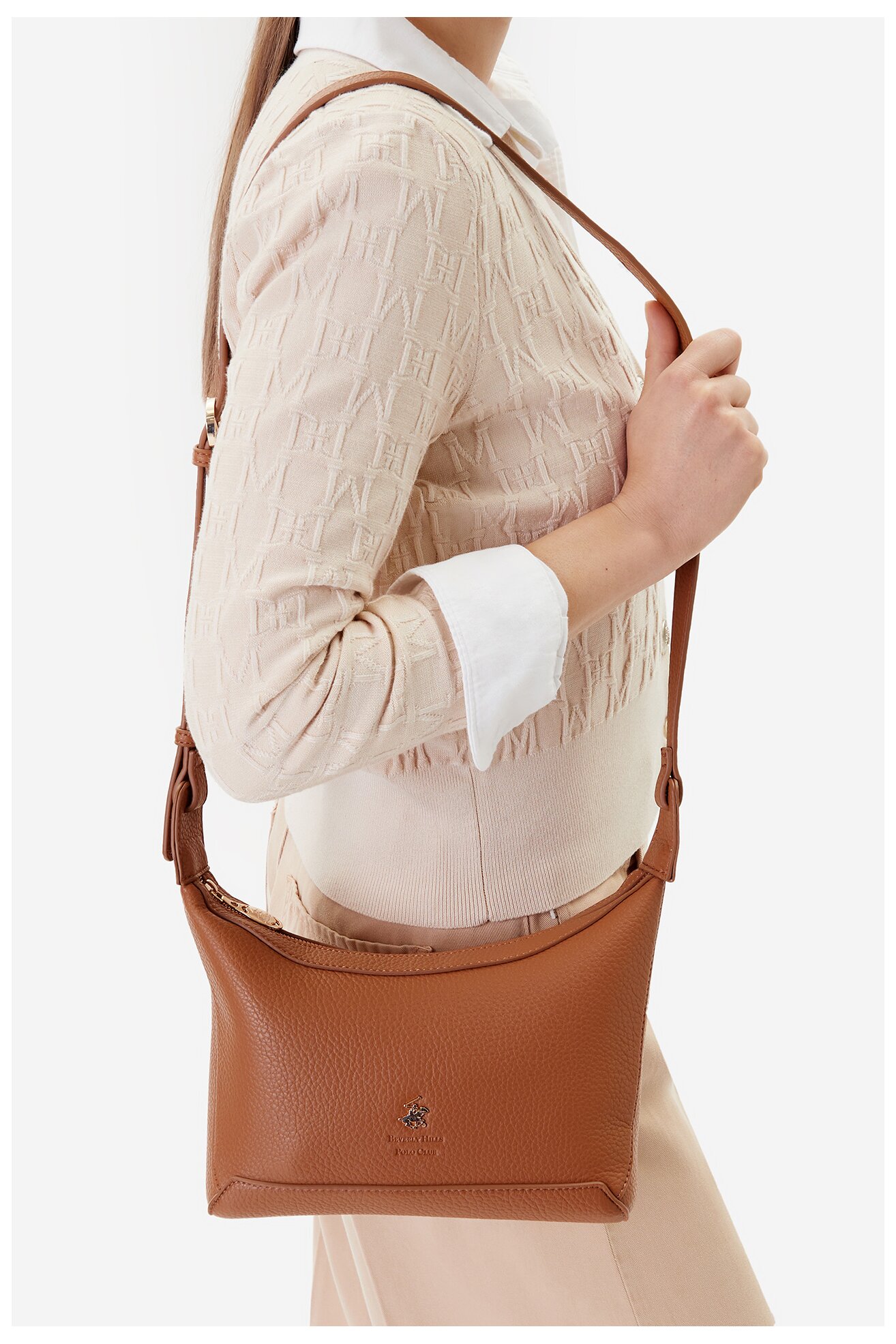Kézitáska Beverly Hills Polo Club CEO-BHPC-C-008-08 CAMEL