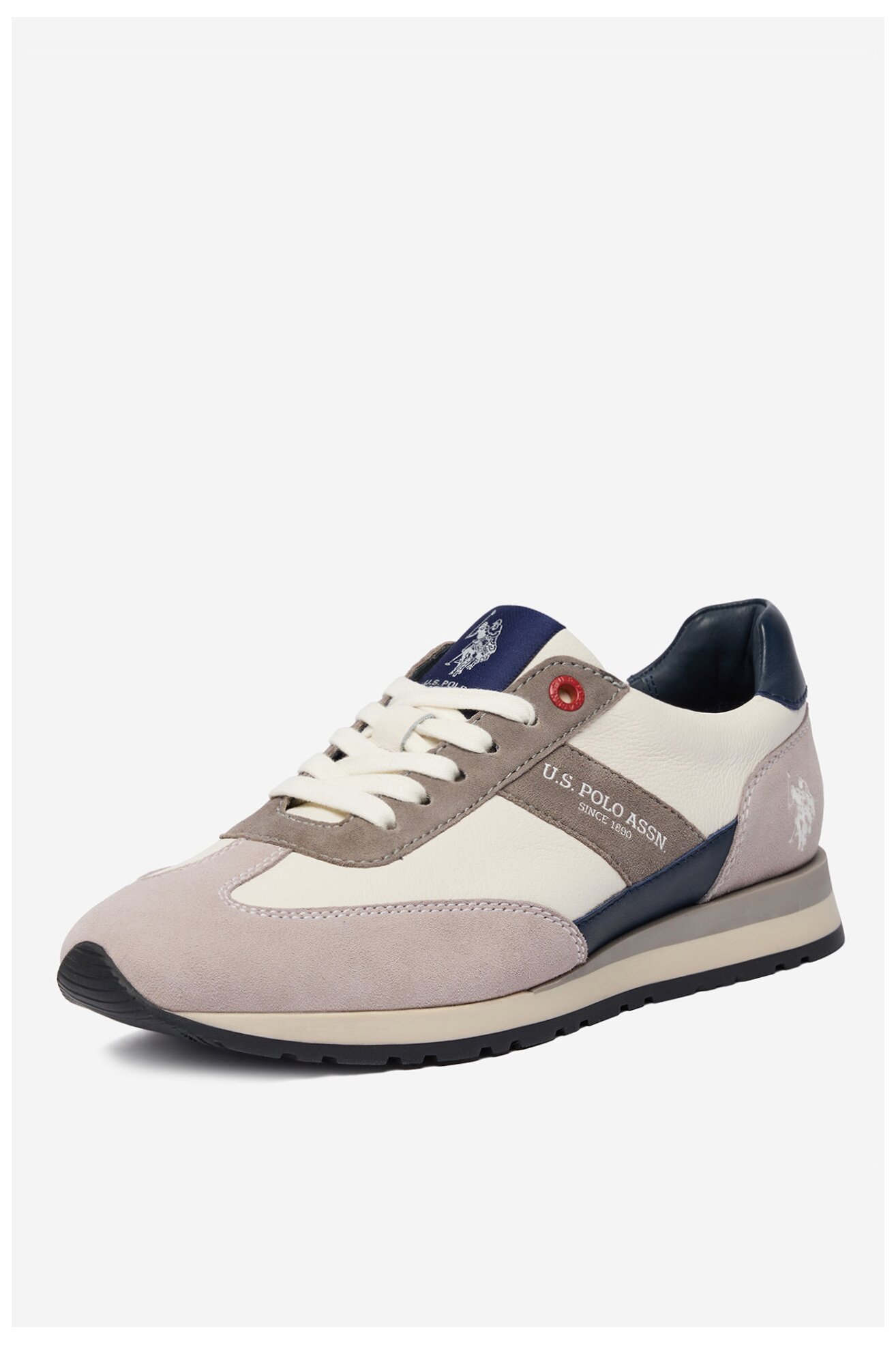 Sneakers U.S. POLO ASSN. EO-SEANY001M/6LS1 Szary jasny