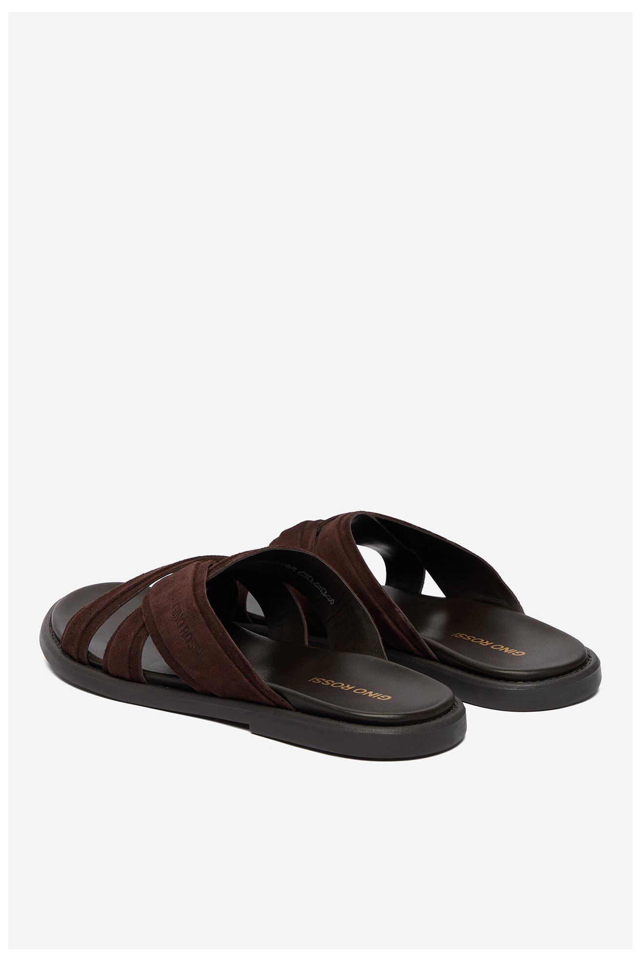 Klapki Gino Rossi CEO-MARCELLO-11 MB Brązowy