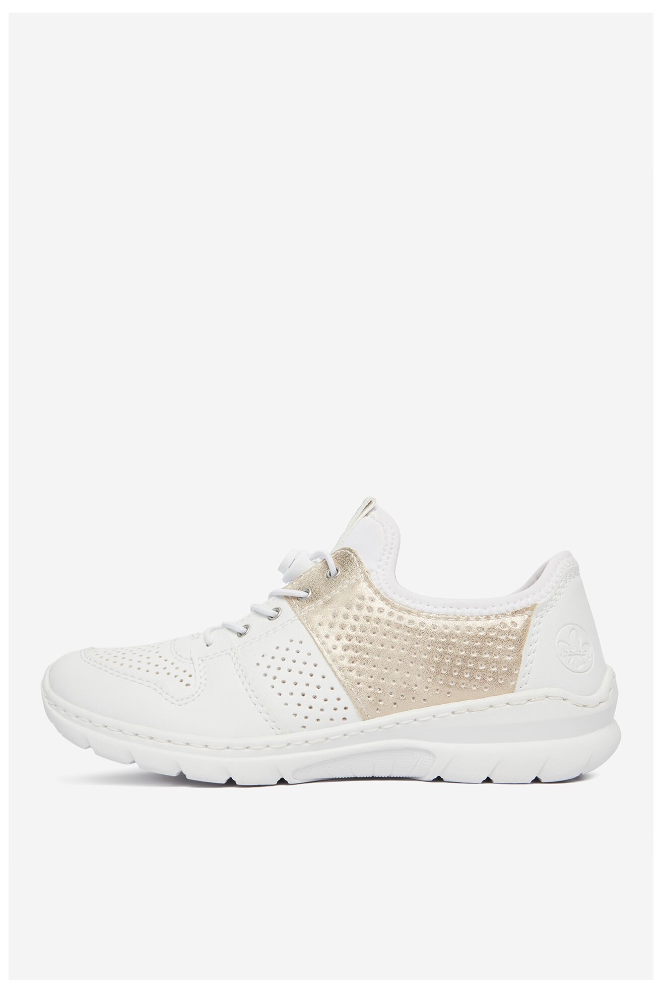 Półbuty Rieker CEO-L3254-80 Biały