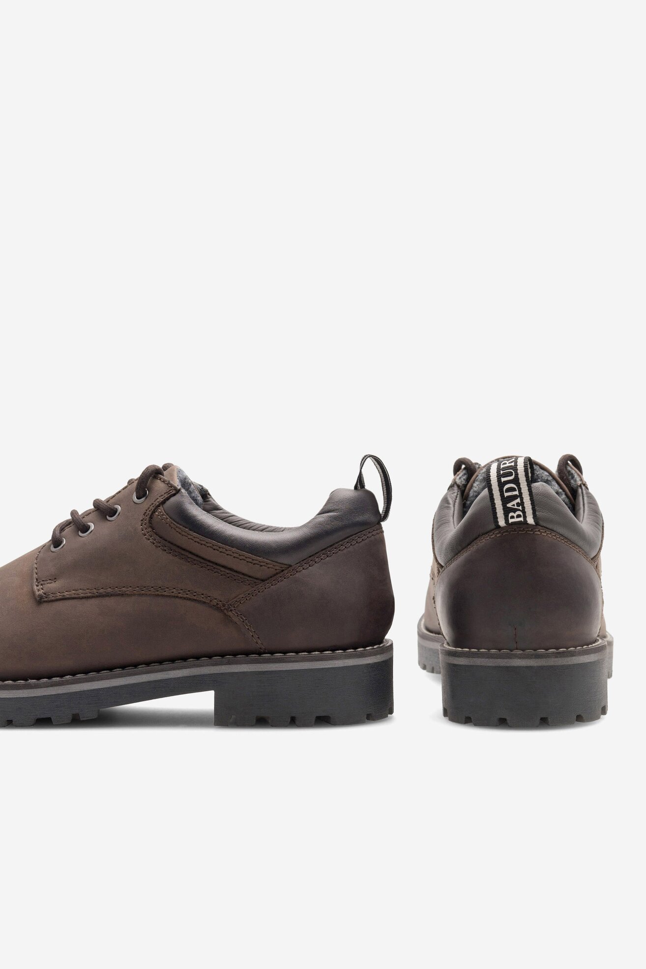 Półbuty Badura CEO-BOWER-10 MI08 Brązowy ciemny