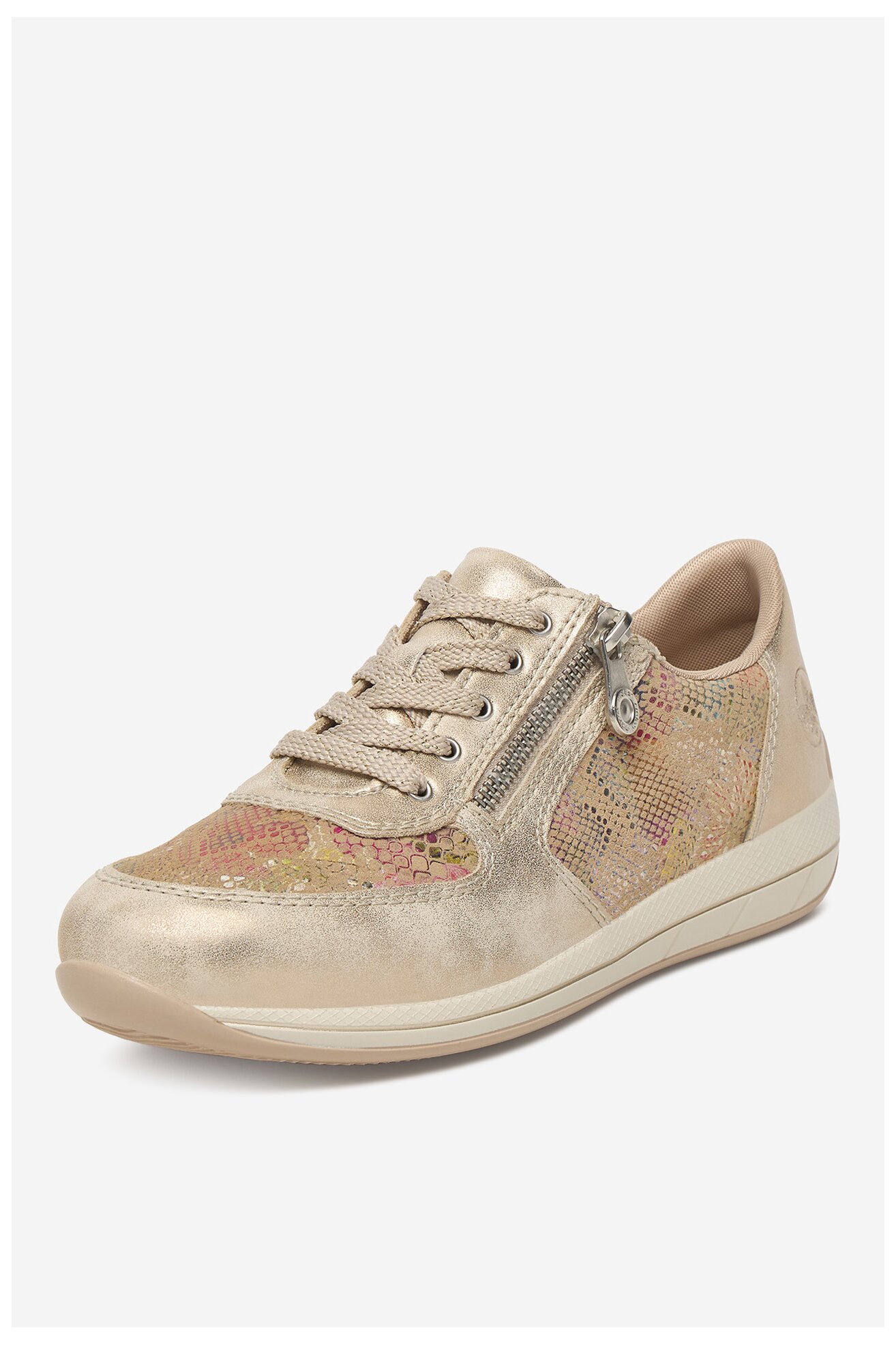 Sneakers Rieker CEO-N1112-91 Złoty