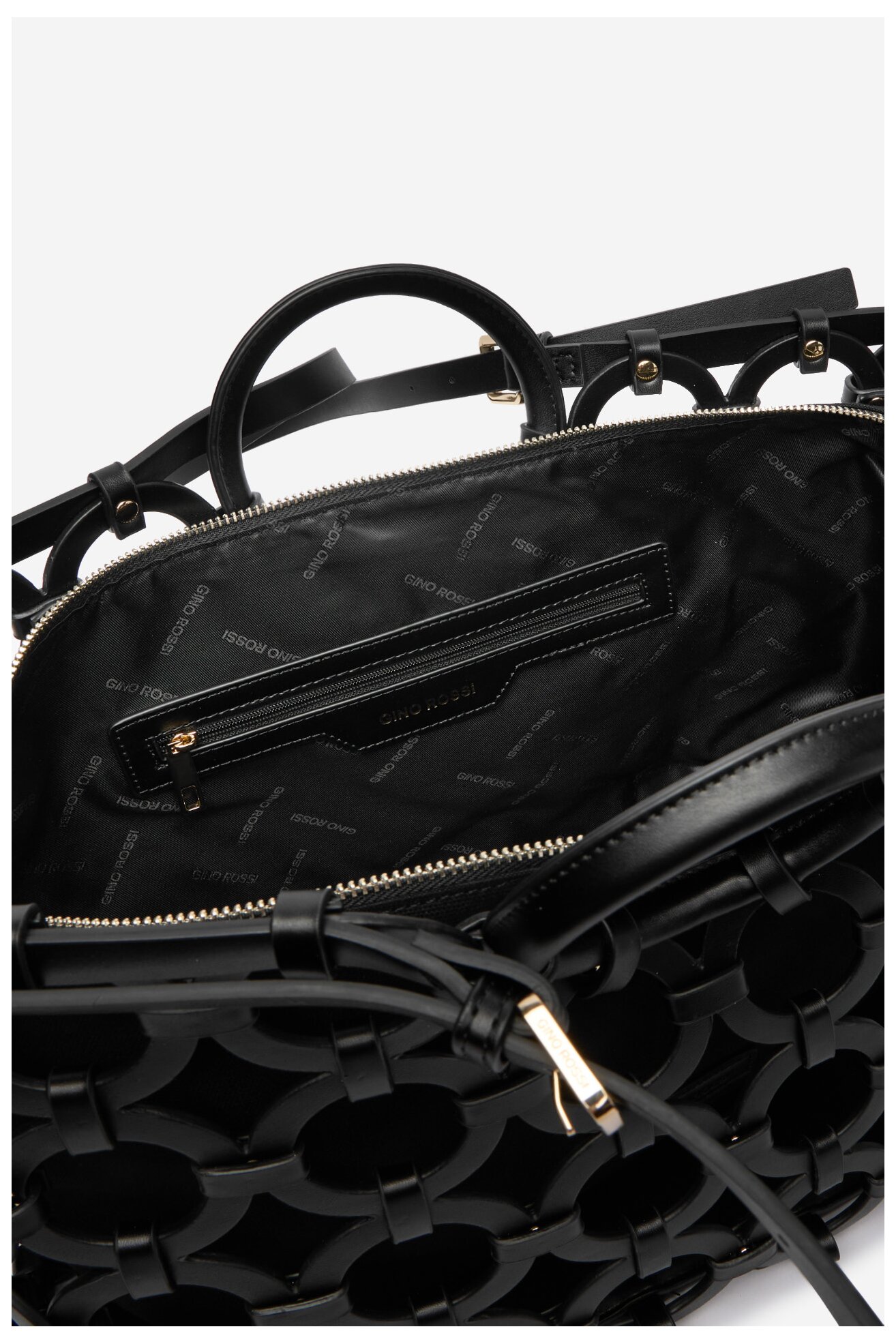 Сумка З Ремінцем Gino Rossi EO-LDA3407B ЧОРНИЙ