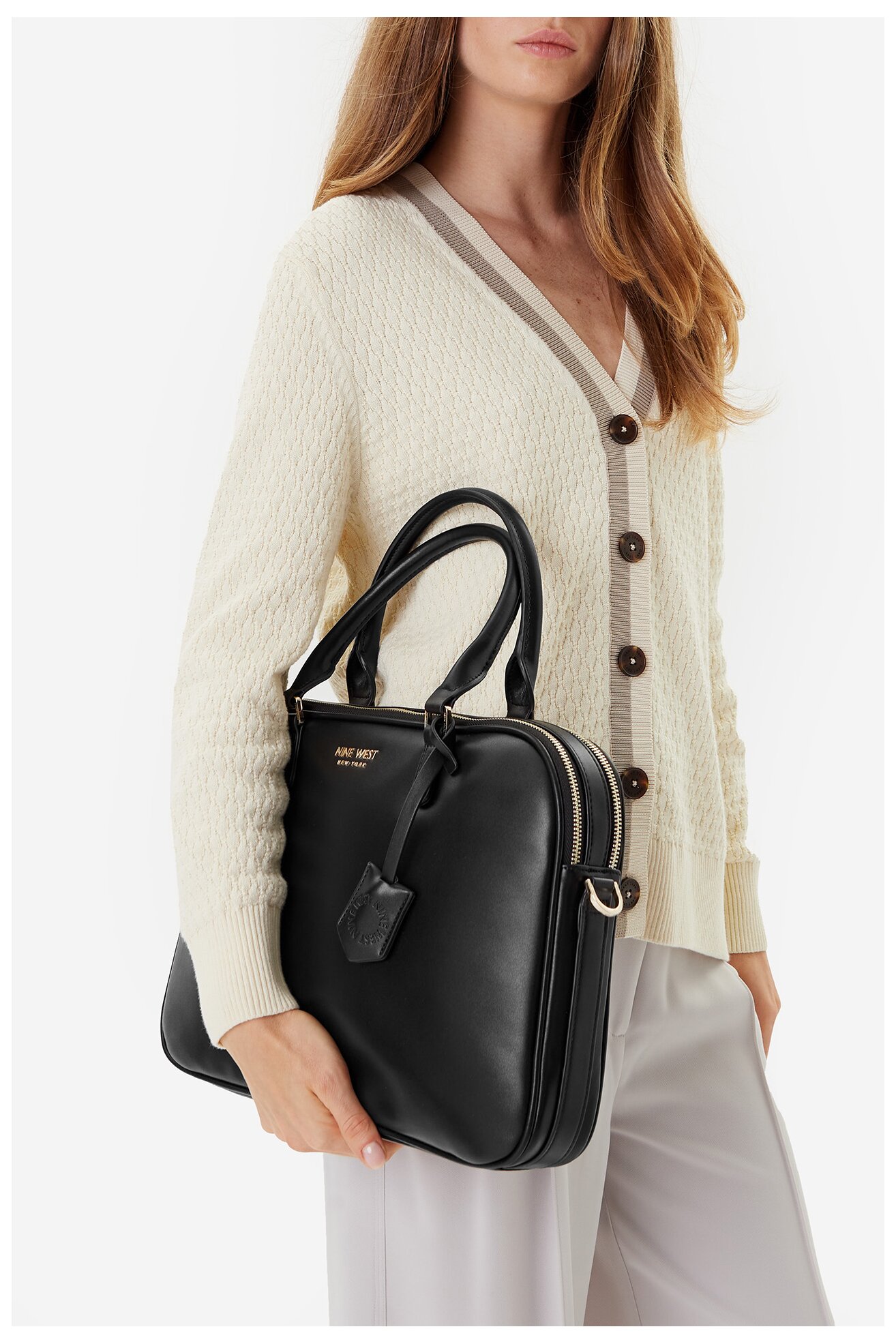 Дамска чанта NINE WEST CEO-NEBRASKA-LDA78172 ЧЕРЕН