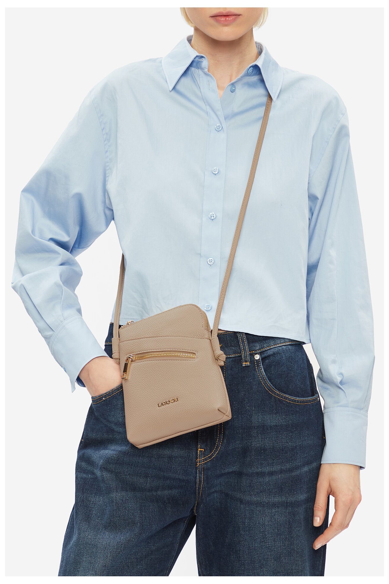 Kézitáska Lasocki LSK-O-008-07 SZÜRKE