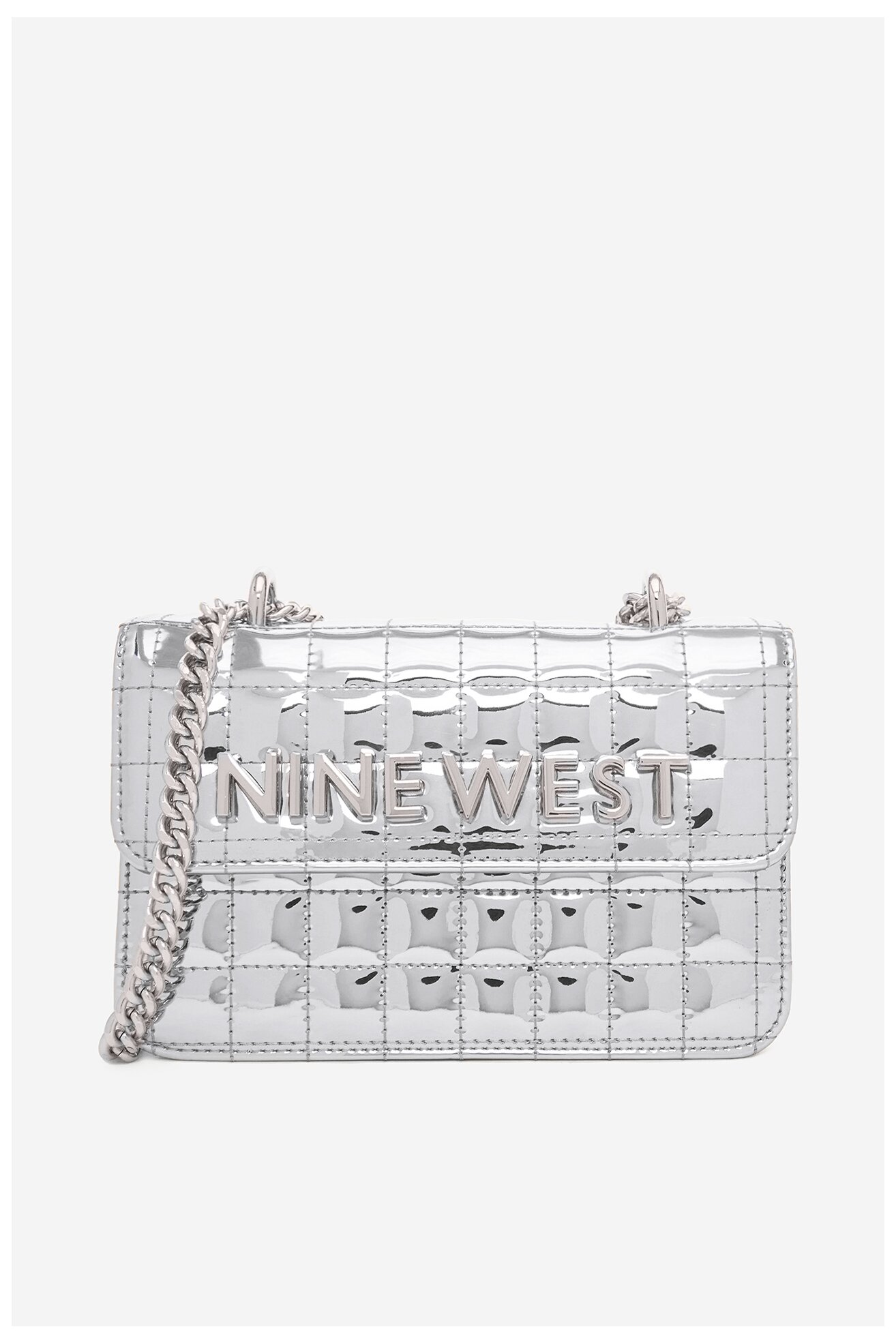 Geantă de mână NINE WEST EO-GLAMERCY-GRACE-LX10060 ARGINTIU