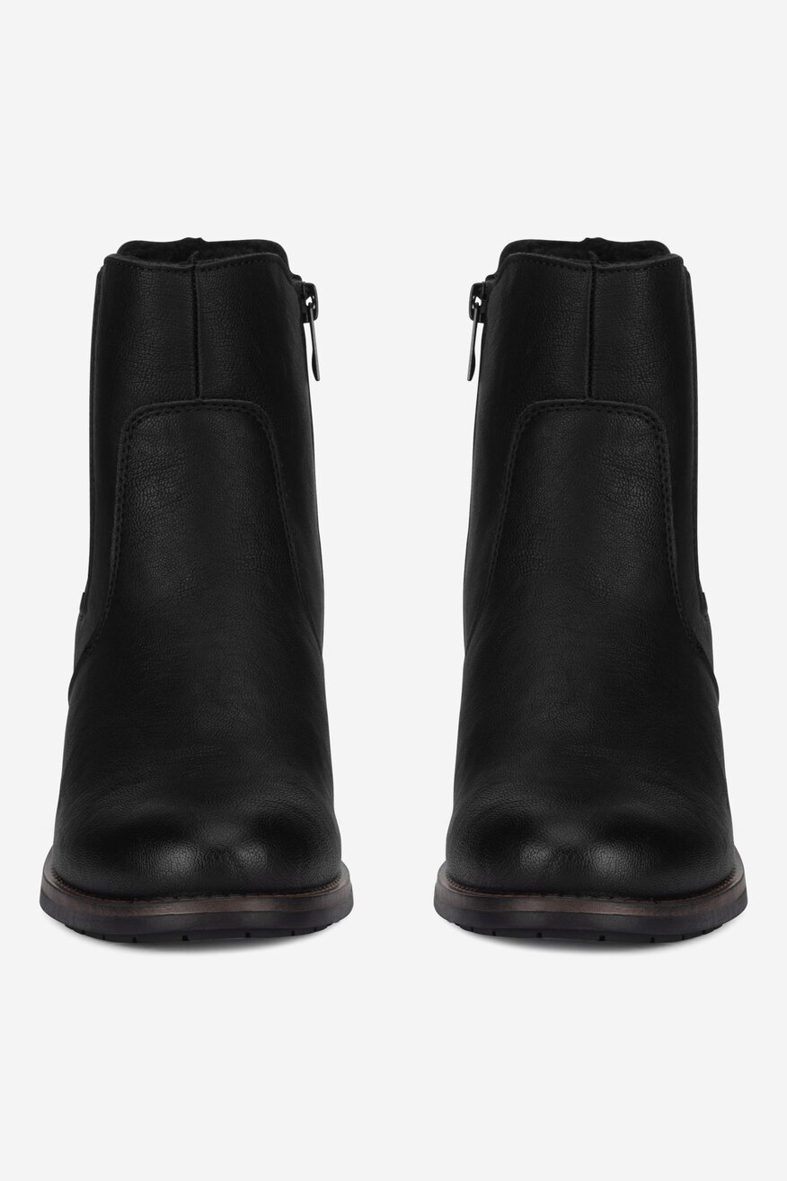 Clara Barson - Botki ocieplane na słupku - 5905588859826