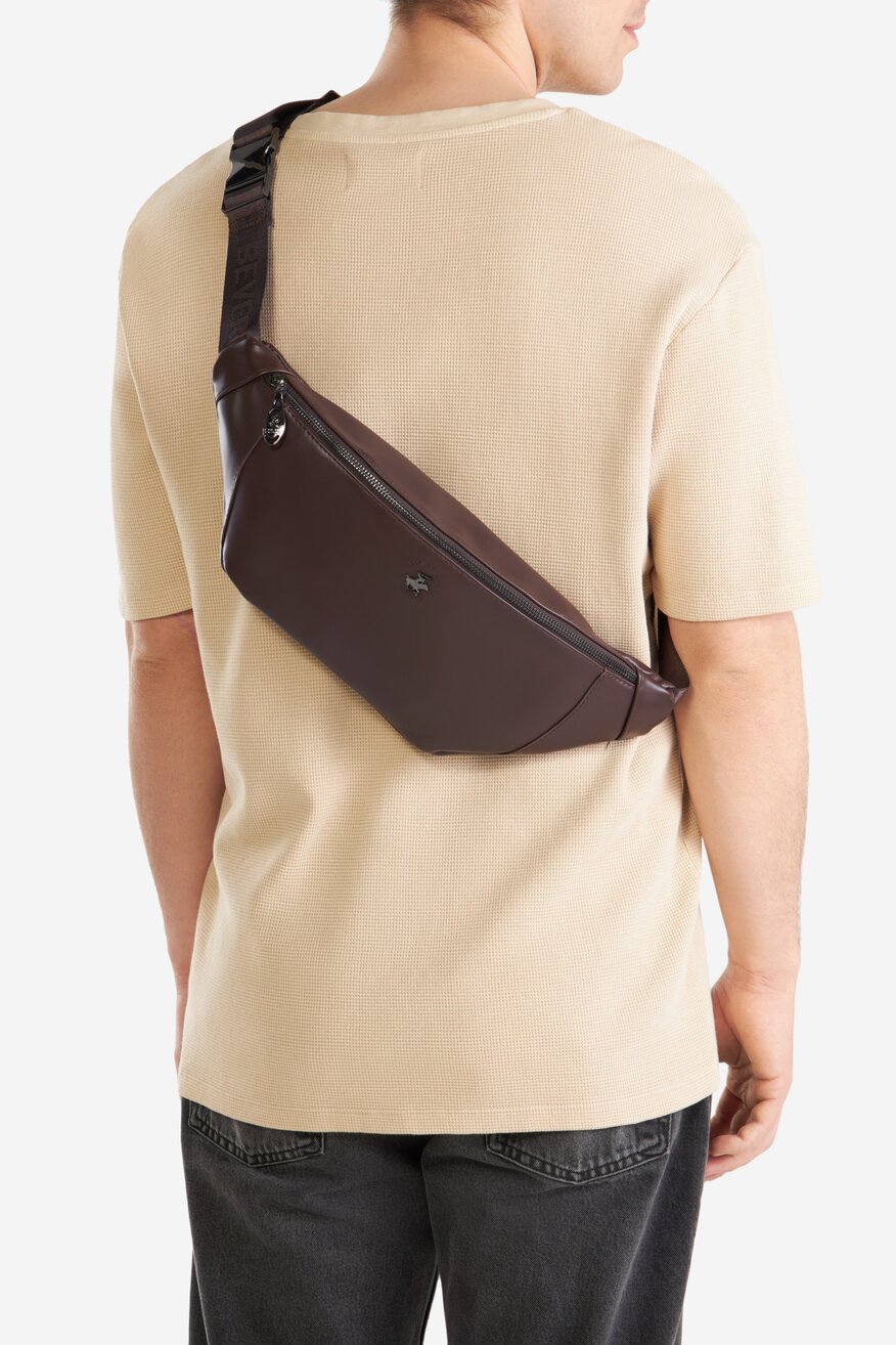 Férfi táska Beverly Hills Polo Club BARNA - 5903698632551