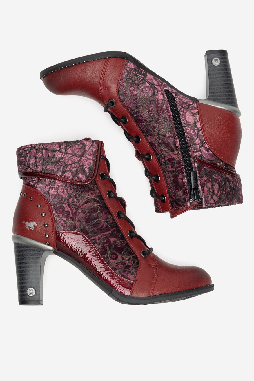 
                Mustang - Trzewiki ocieplane na słupku - 5905588870098