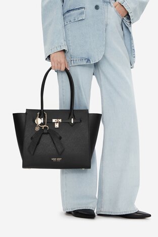 Сумка З Ремінцем NINE WEST CEO-CHELSEA-CHARM-III-LX10186 ЧОРНИЙ