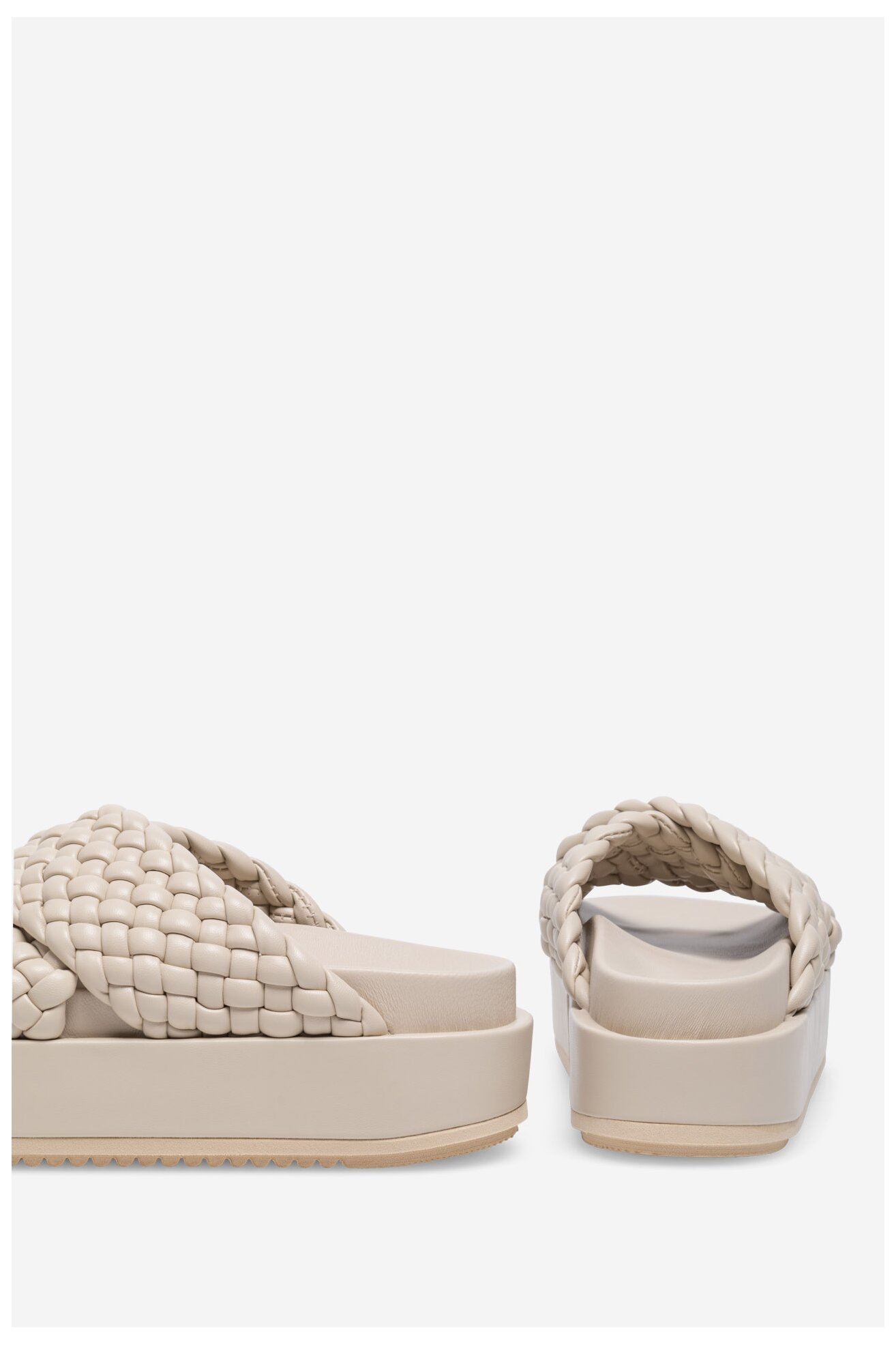 Klapki Badura WYL3857-3 Beżowy