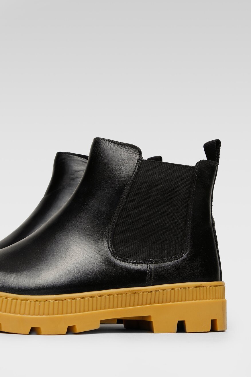 Lasocki - Botki skórzane ocieplane - 5904248970598