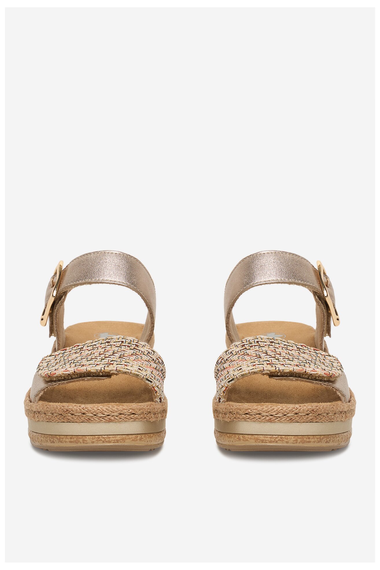 Sandały Rieker CEO-V0951-90 Złoty