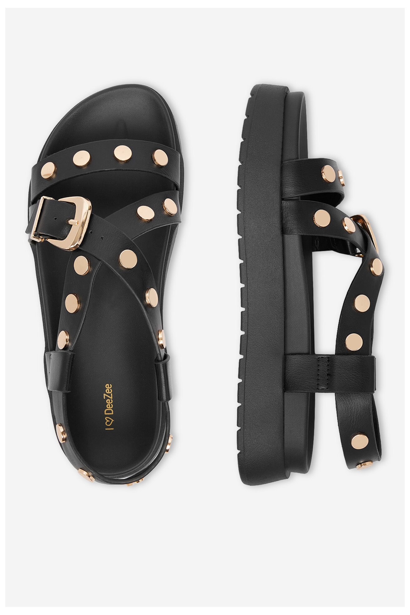 Sandały DeeZee CEO-HY69916-11 Czarny