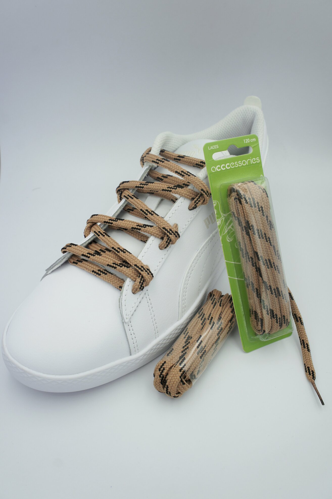 Pertle ACCCESSORIES 510 SZNUROWADŁA 120 CM SPORT KAMEL