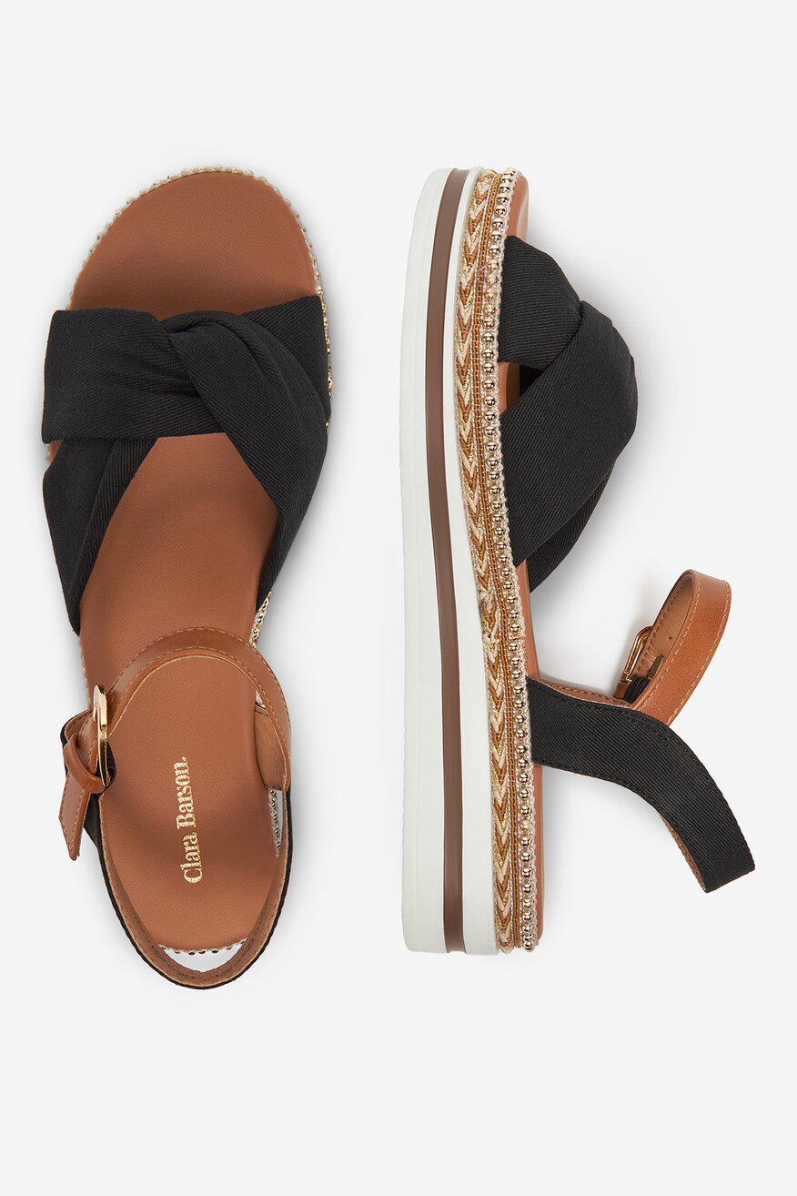 Sandale Clara Barson NEGRU - 5904862310572
