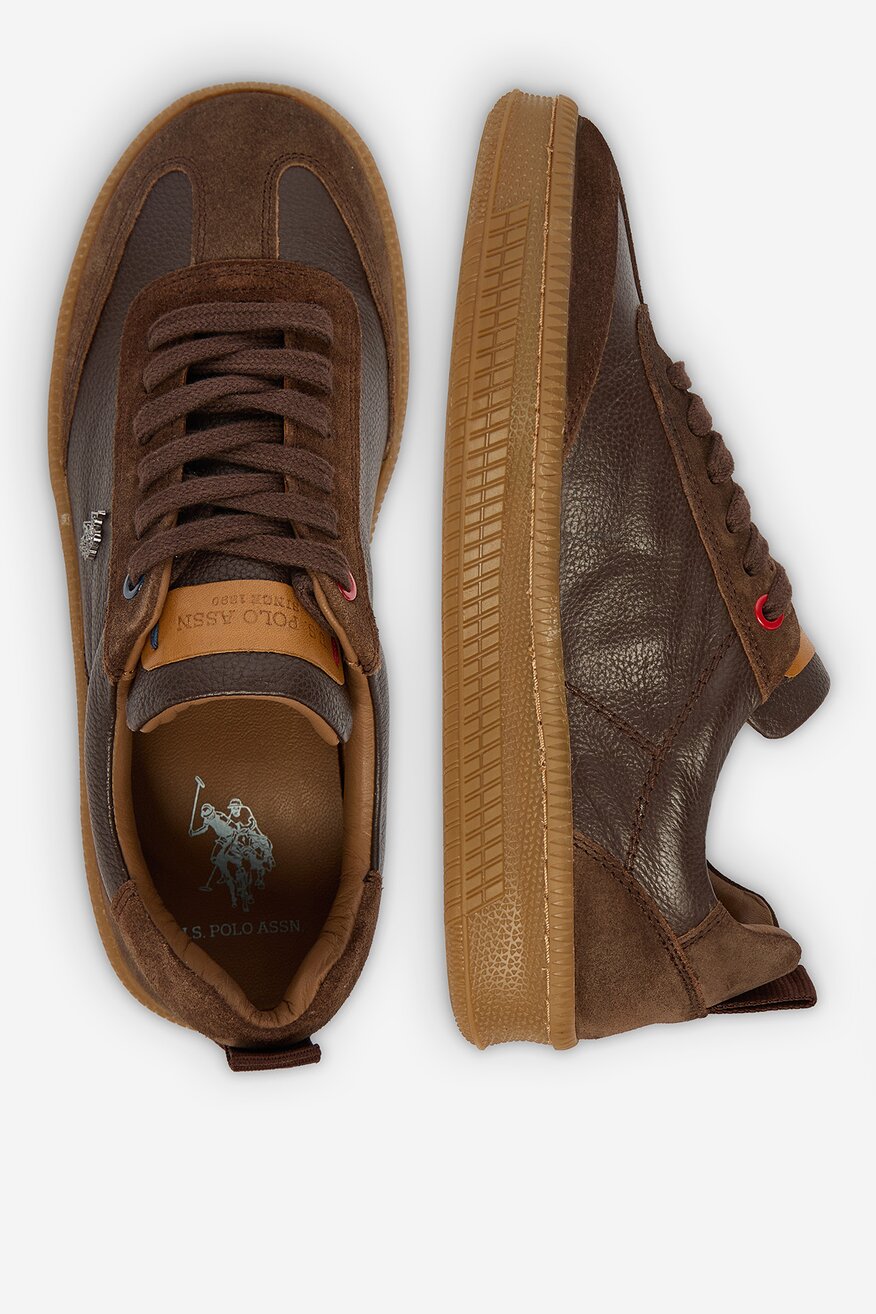 
                Сникърси U.S. POLO ASSN. ТЪМНОКАФЯВ - 5906751969908