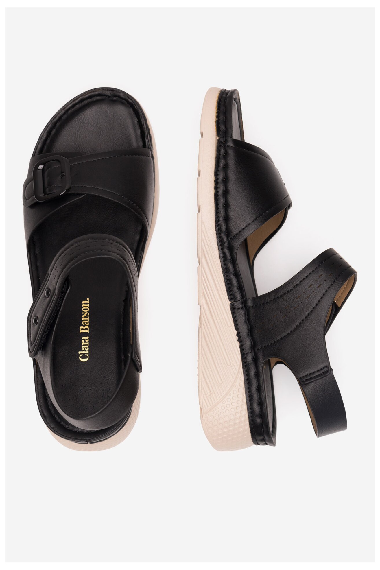 Sandały Clara Barson WYL0510-07 Czarny