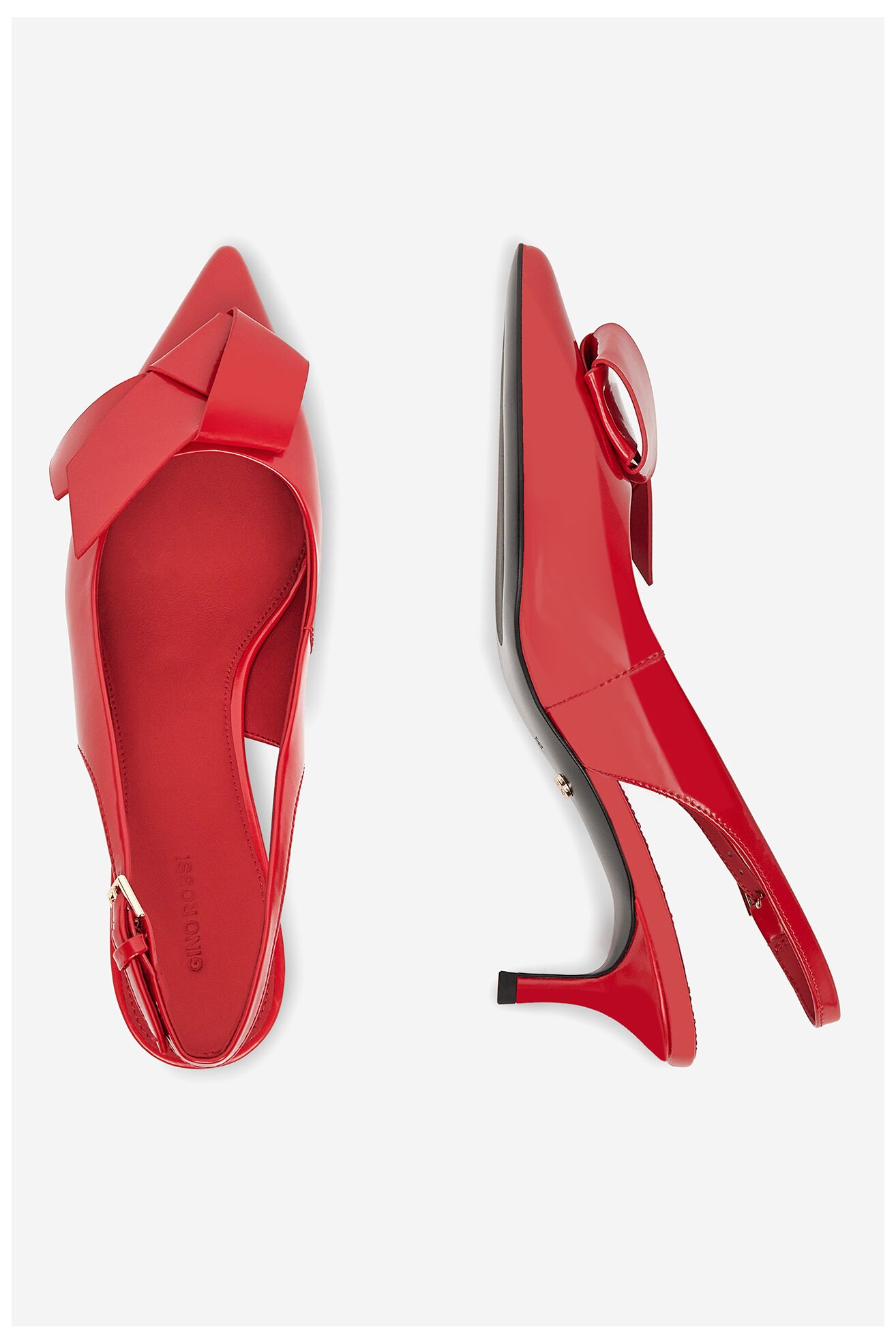 Елегантни обувки Gino Rossi EDEN-V2020-13-1 ЧЕРВЕН