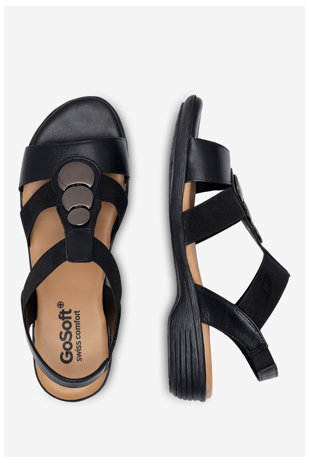 Szandál Go Soft WI16-956-08 FEKETE