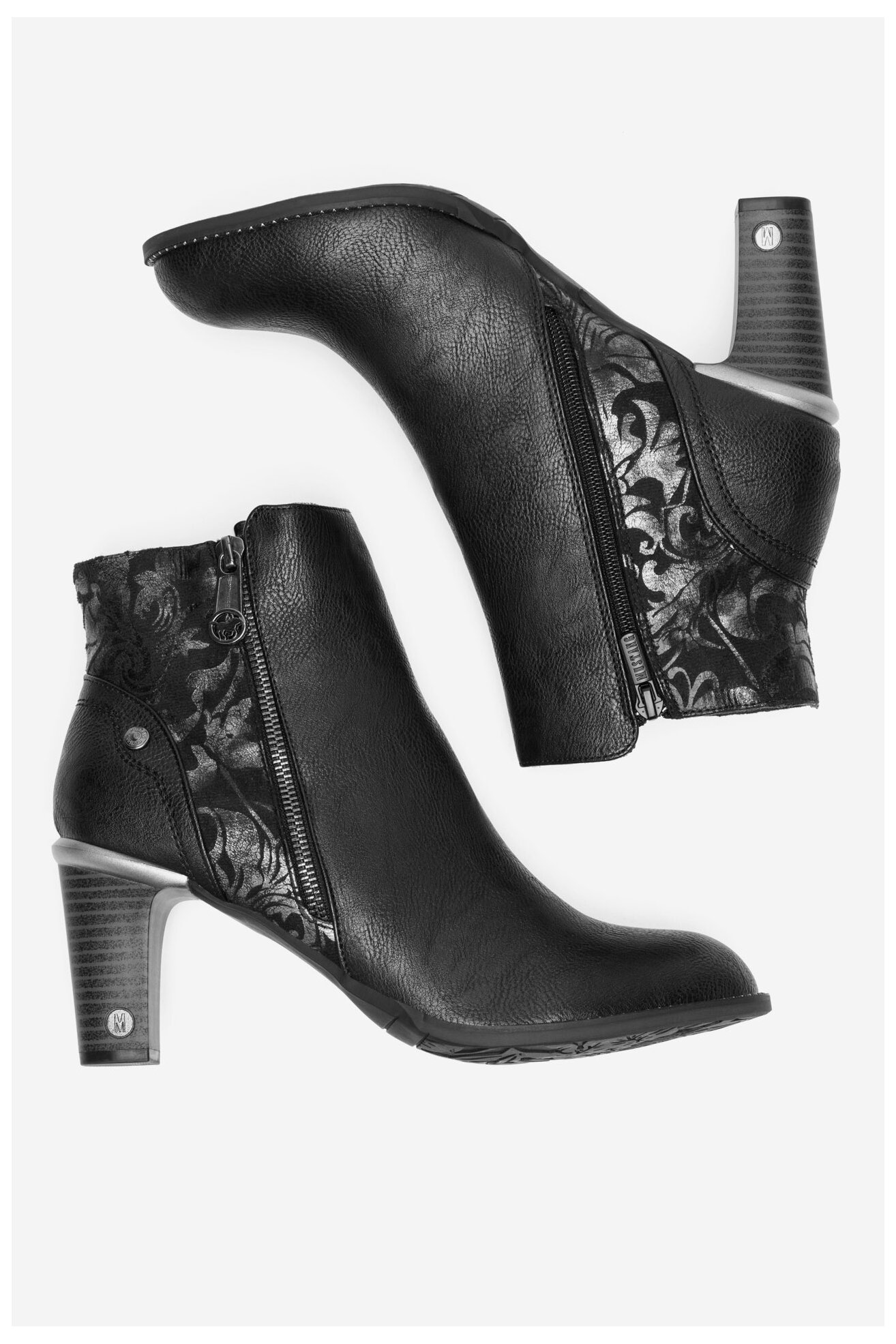 Bokacsizma Mustang 1335-501 FEKETE