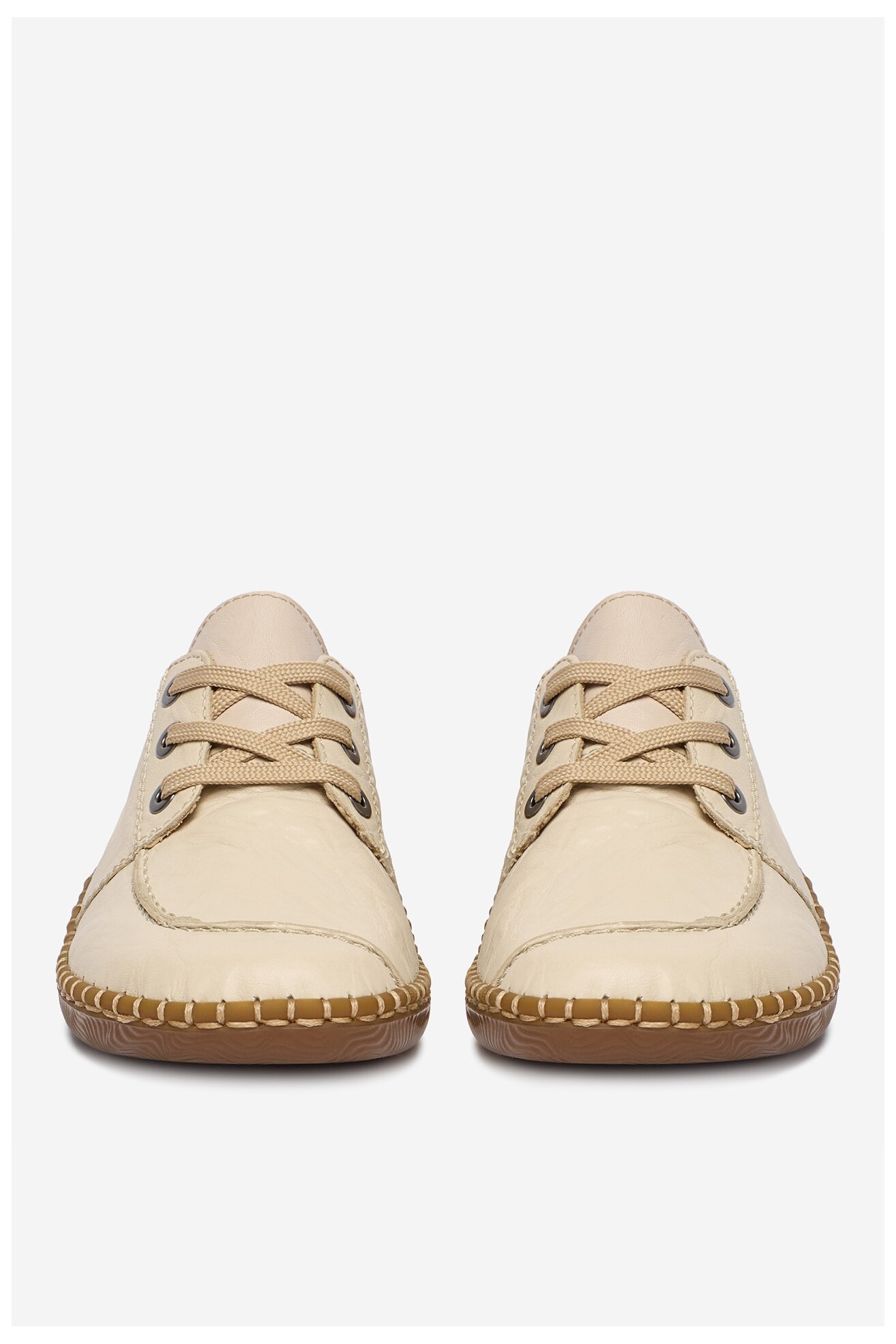 Половинки обувки Rieker CEO-N2402-60 СВЕТЛОБЕЖОВ