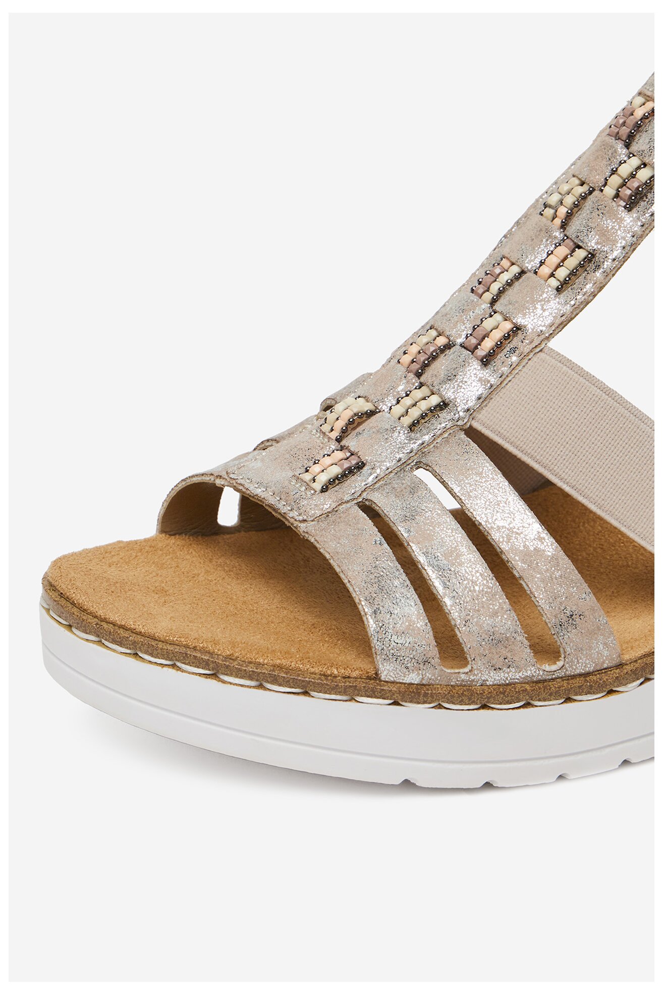 Sandały Rieker V3822-90 Różowy jasny