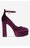 Lodičky NINE WEST WFA3040-1 FIALOVÁ