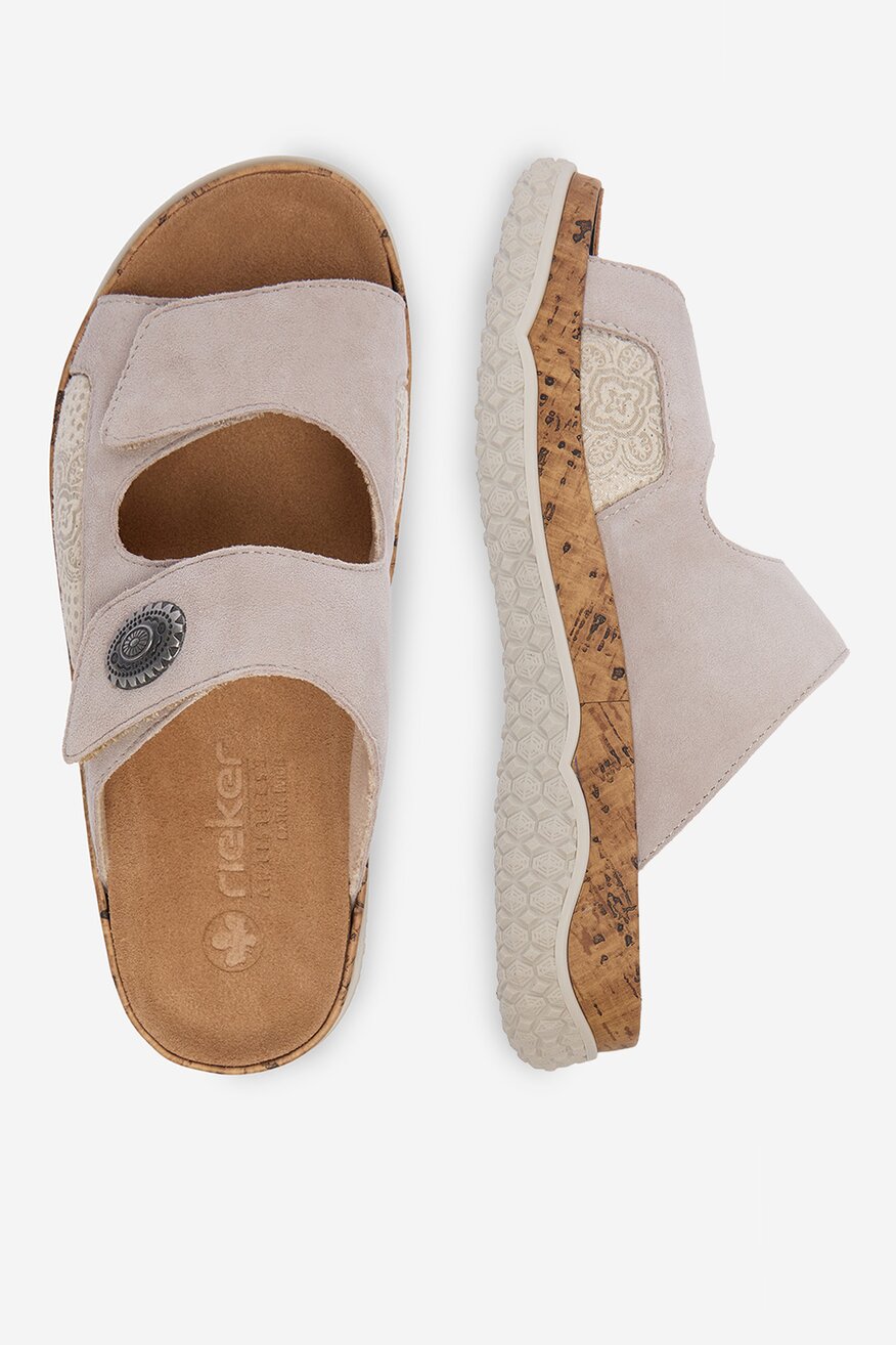 
                Rieker - Klapki skórzane - 5906751834411