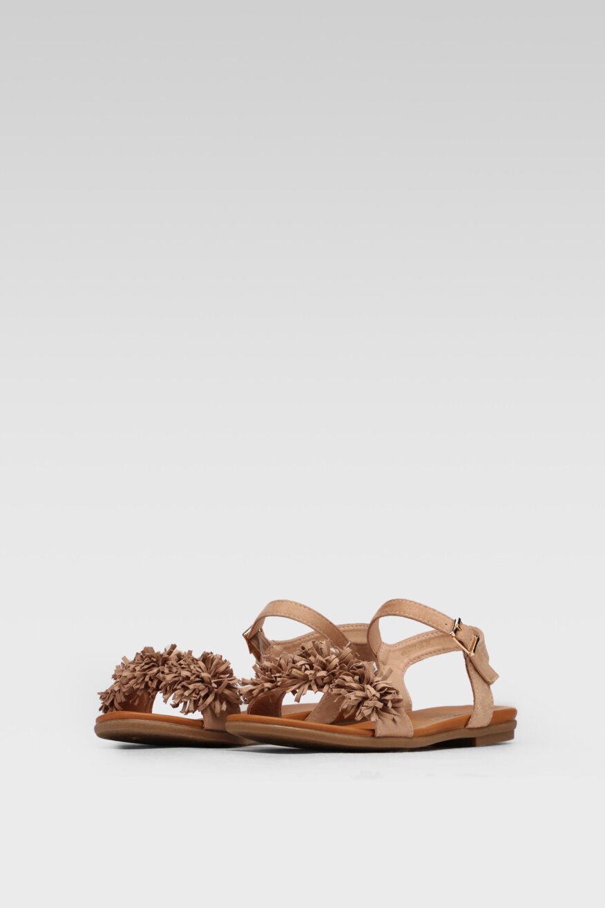 
                Jenny Fairy - Sandały z aplikacją beżowe - 5903698605920