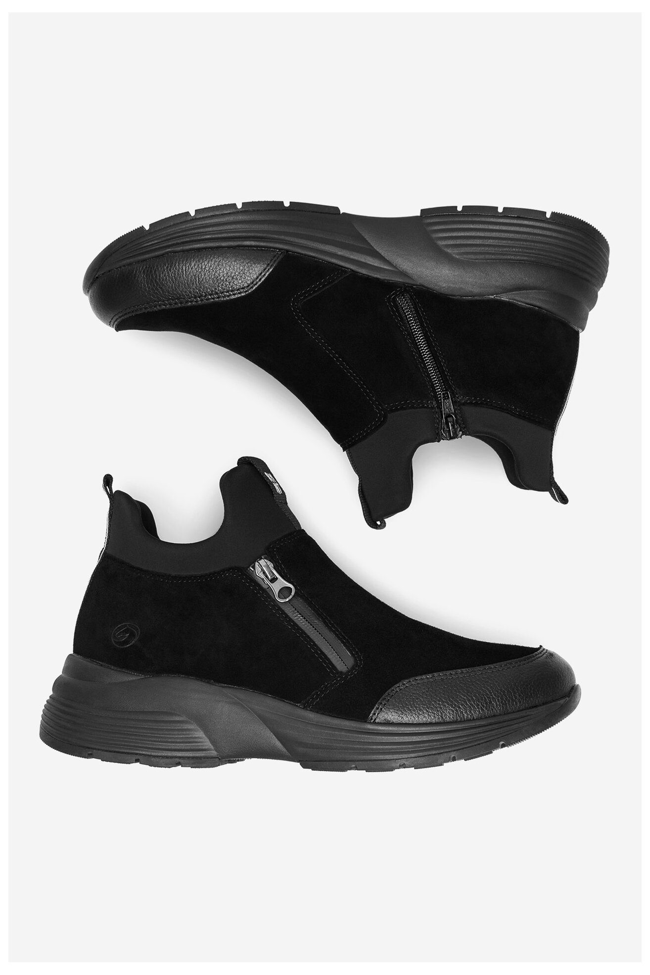 Botki Remonte D6676-03 Czarny