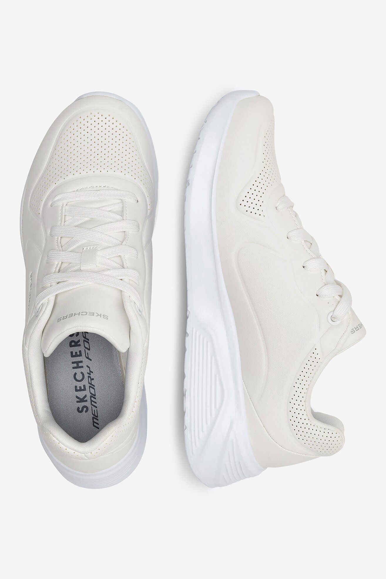 Sportcipő Skechers UNO LITE 8750063 WHT KRÉMSZÍNŰ