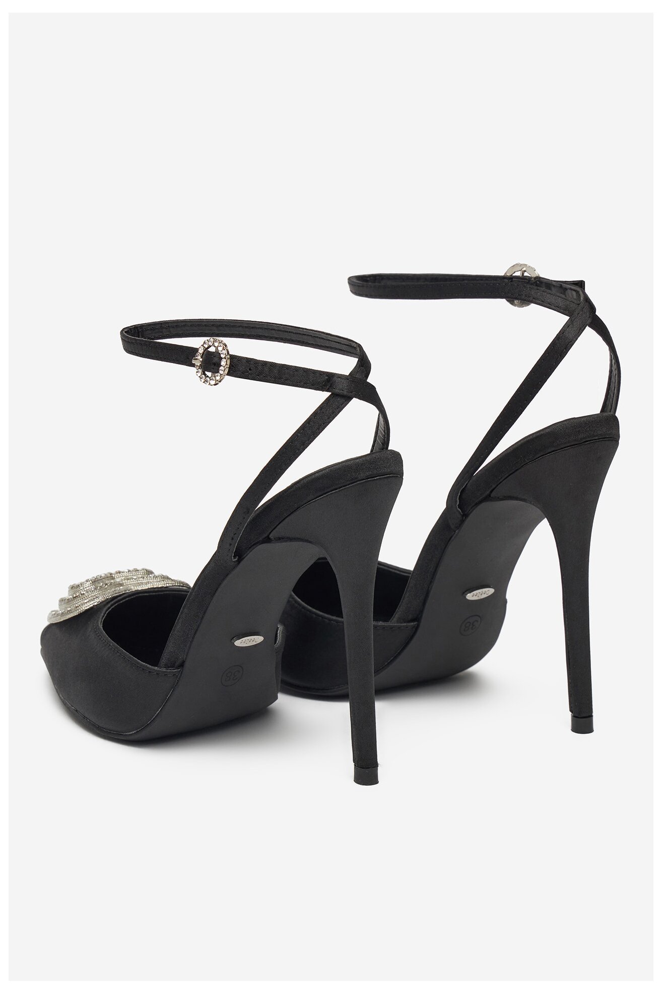 Pantofi cu toc DeeZee H85269-32 NEGRU