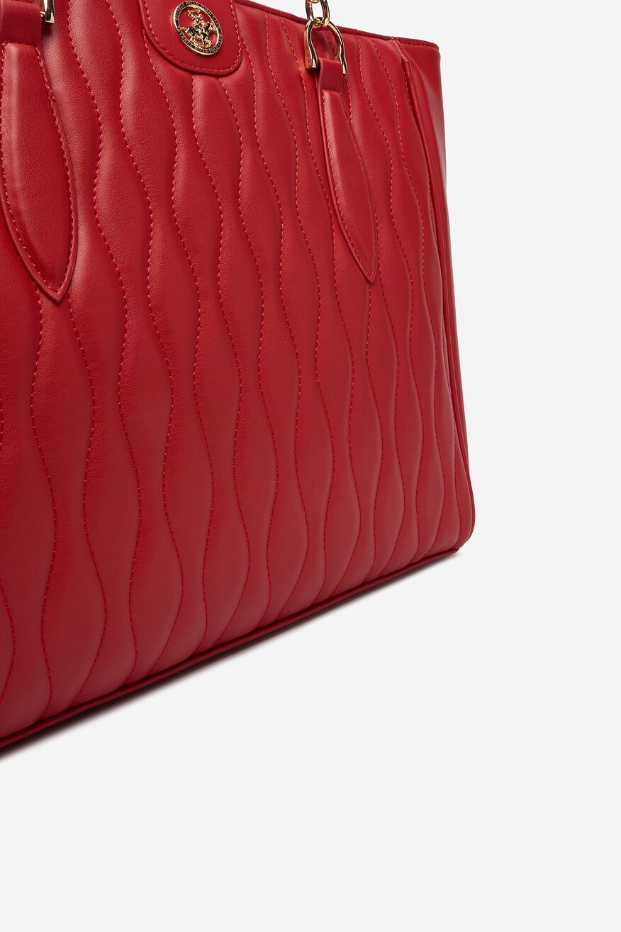 
                Дамска чанта Beverly Hills Polo Club ЧЕРВЕН - 5906751598597