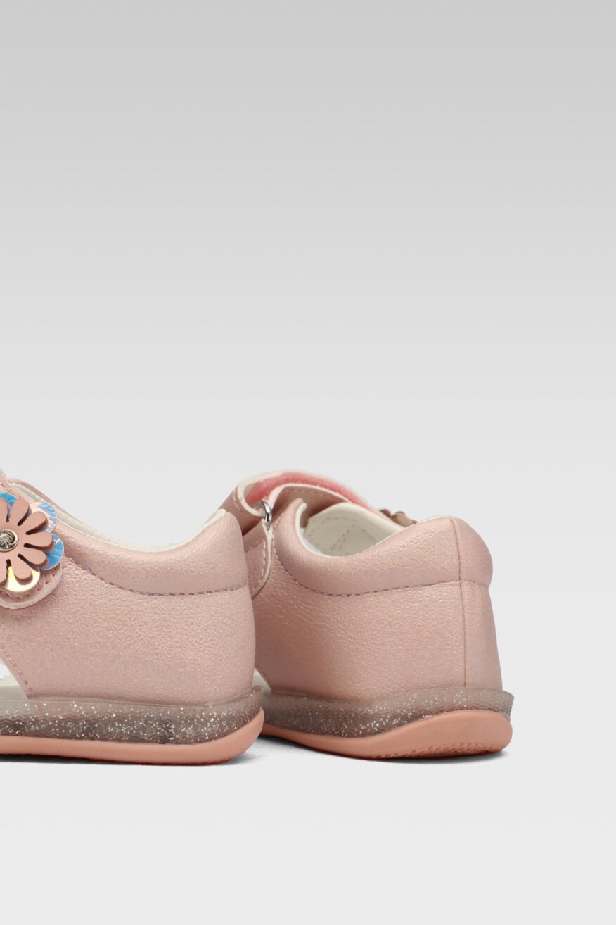 
                Nelli Blu - Sandały różowe na rzep - 5903698483047