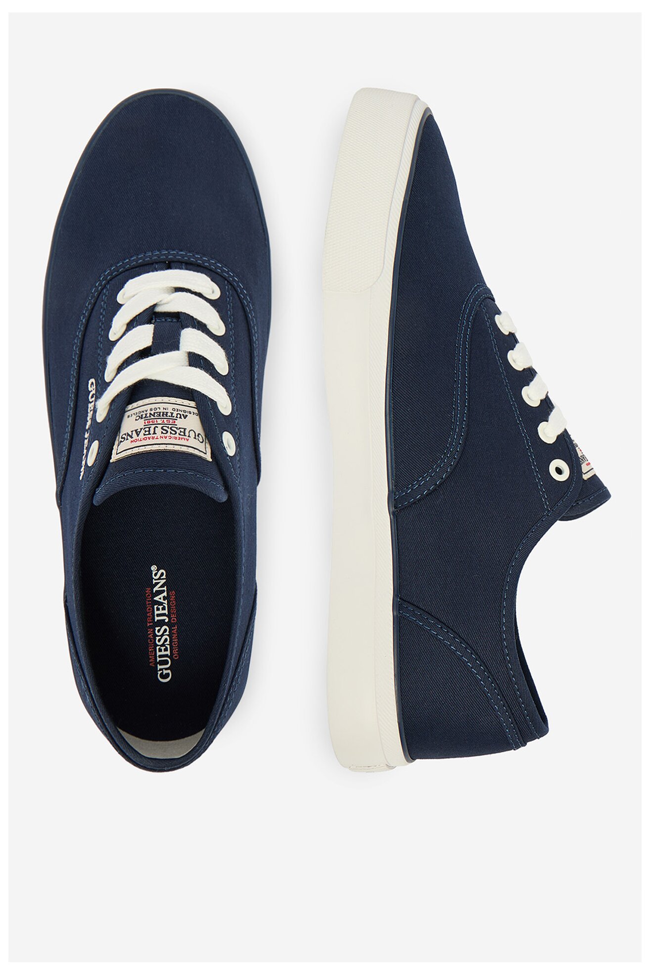 Platnena obuća GUESS JEANS CWBEO-ROCKFORD-01 WE KOBALT PLAVA