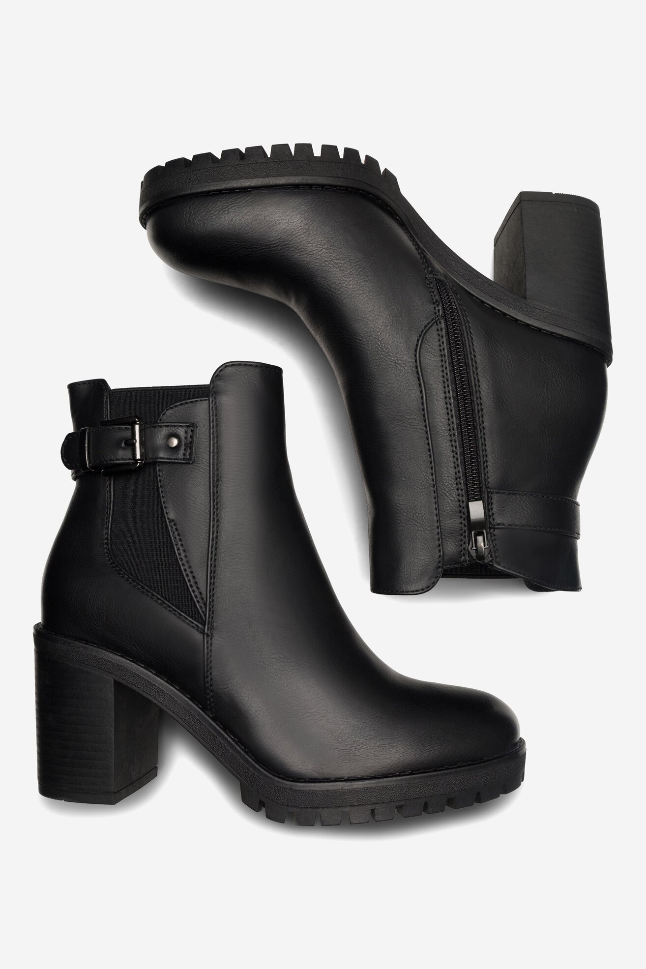 Kratke čizme Clara Barson MAGNA HL221125 CRNA