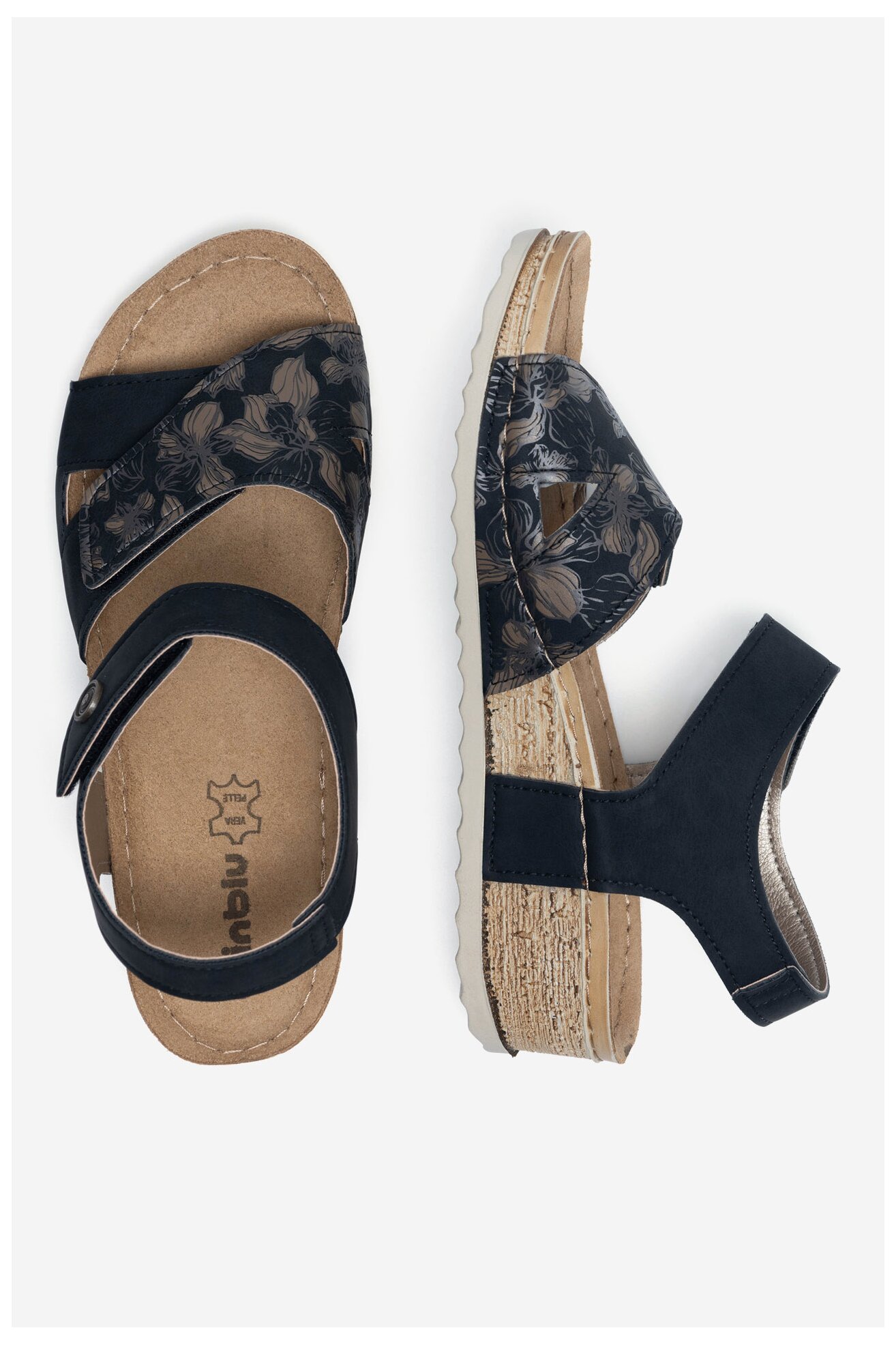 Sandały Inblu NV010100 Czarny