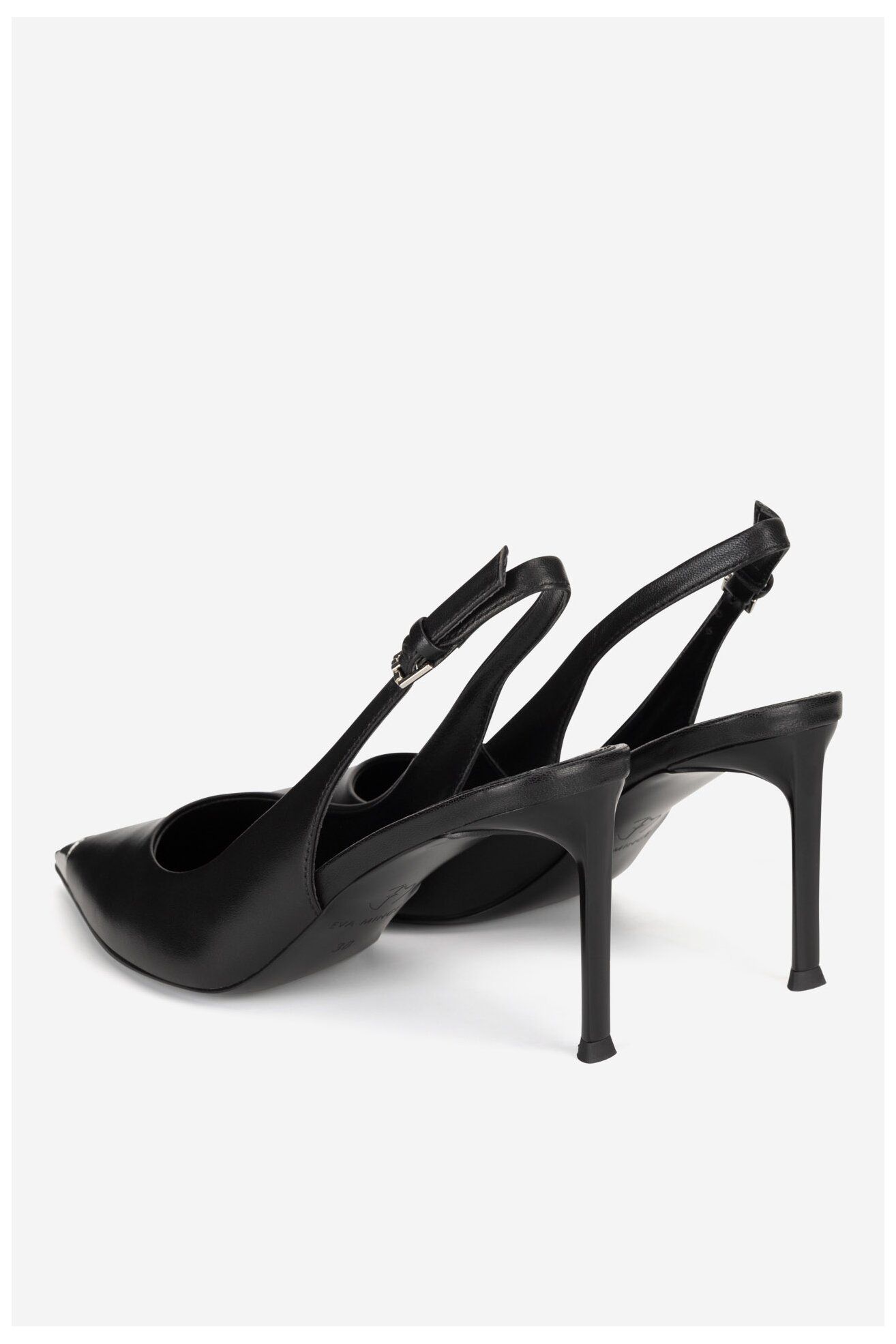 Pantofi cu toc EVA MINGE LIA-V1538-235-1 NEGRU