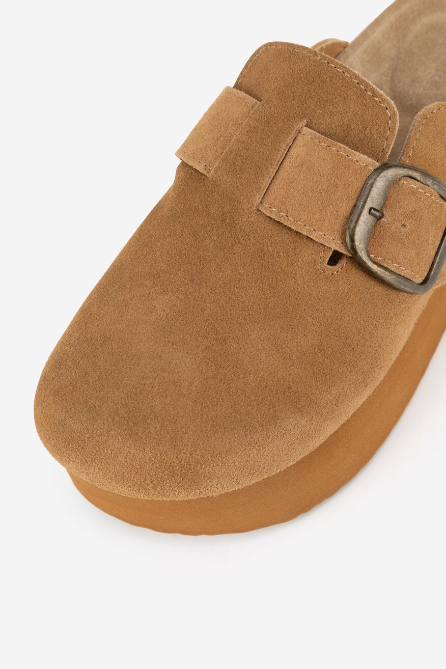 Badura - Mule zamszowe - 5905588985983
