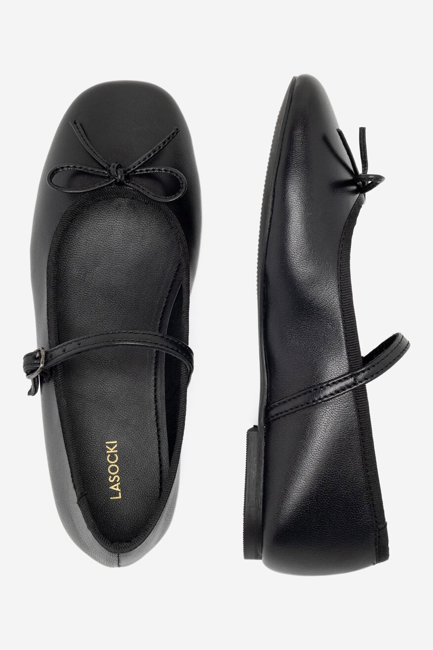 
                Lasocki Young - Baleriny skórzane - 5904862666327