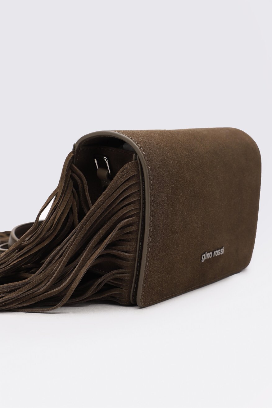 
                Gino Rossi - Torebka skórzana z aplikacją - 5903419837494