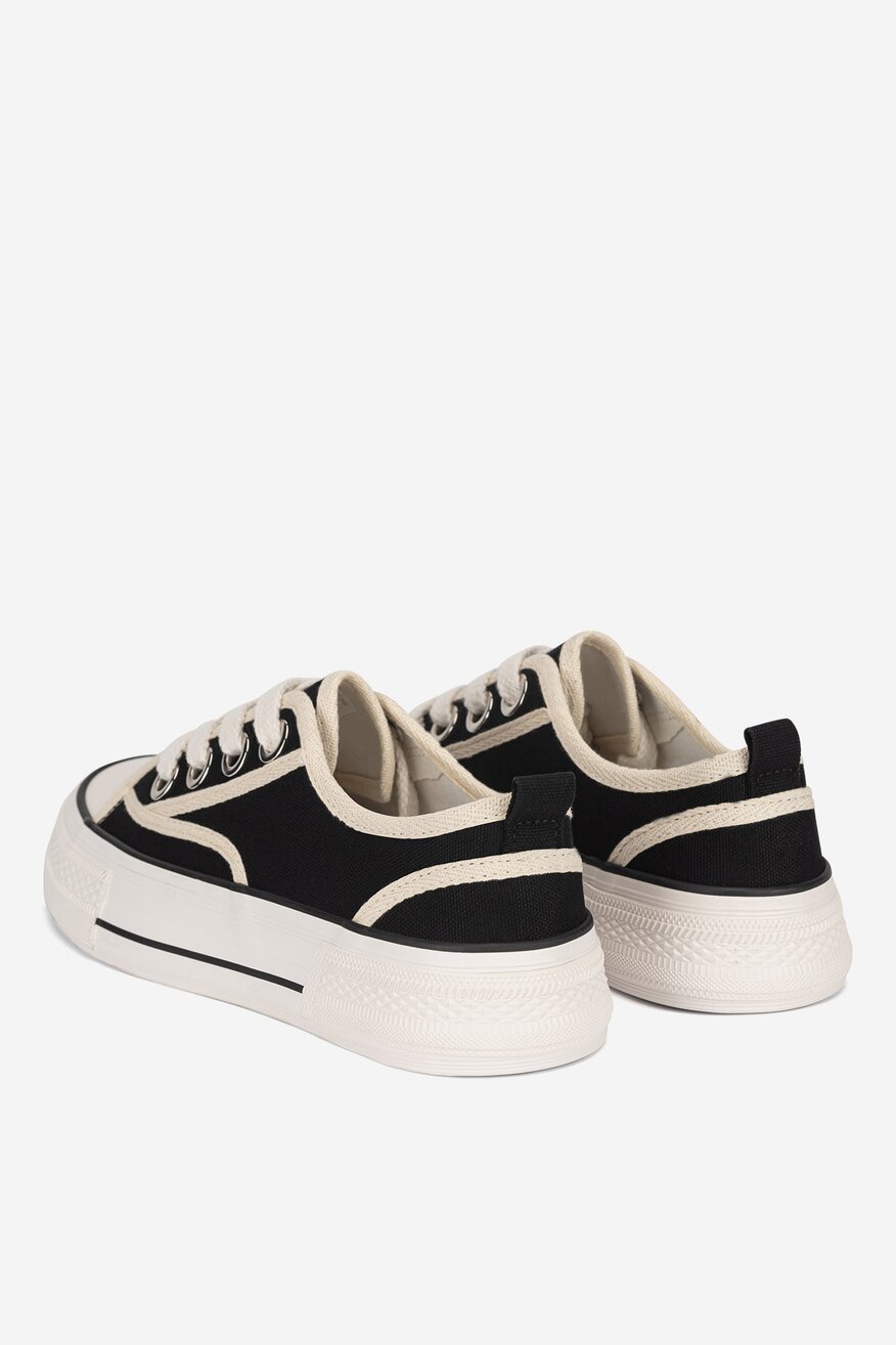 
                Vászoncipő DeeZee FEKETE - 5905588793465