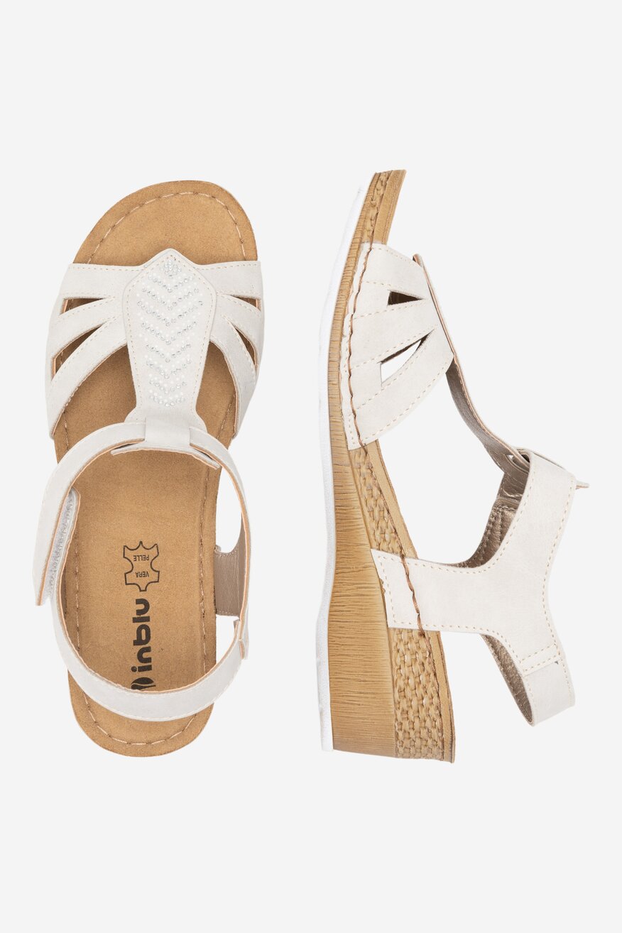 
                Inblu - Sandały beżowe - 5904862693071