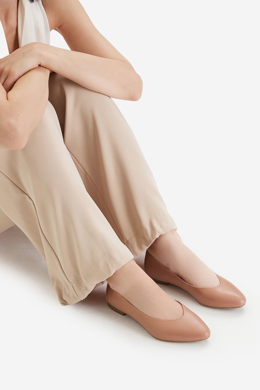 
                Lasocki - Baleriny skórzane - 5906751638330